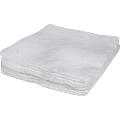 Feuilles absorbantes soufflées de première qualité, Huile seulement, 30" x 30", 50 gal. d'absorption