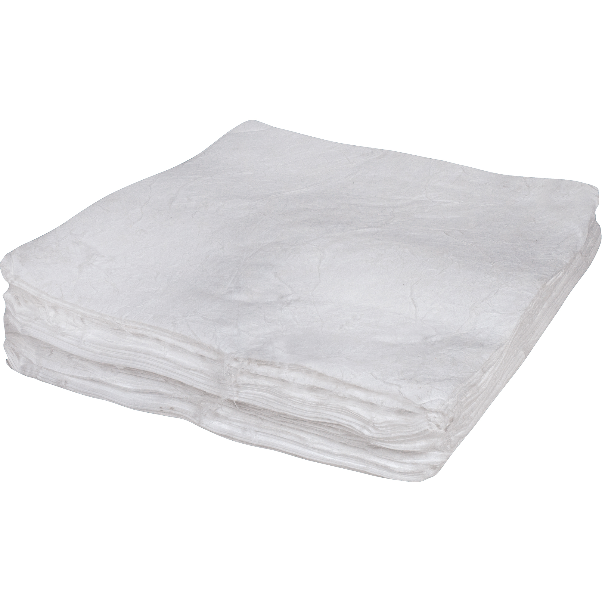 Feuilles absorbantes soufflées de première qualité, Huile seulement, 30" x 30", 50 gal. d'absorption