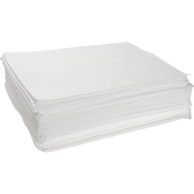 Feuilles absorbantes soufflées, Huile seulement, 15" x 19", 14 gal. d'absorption