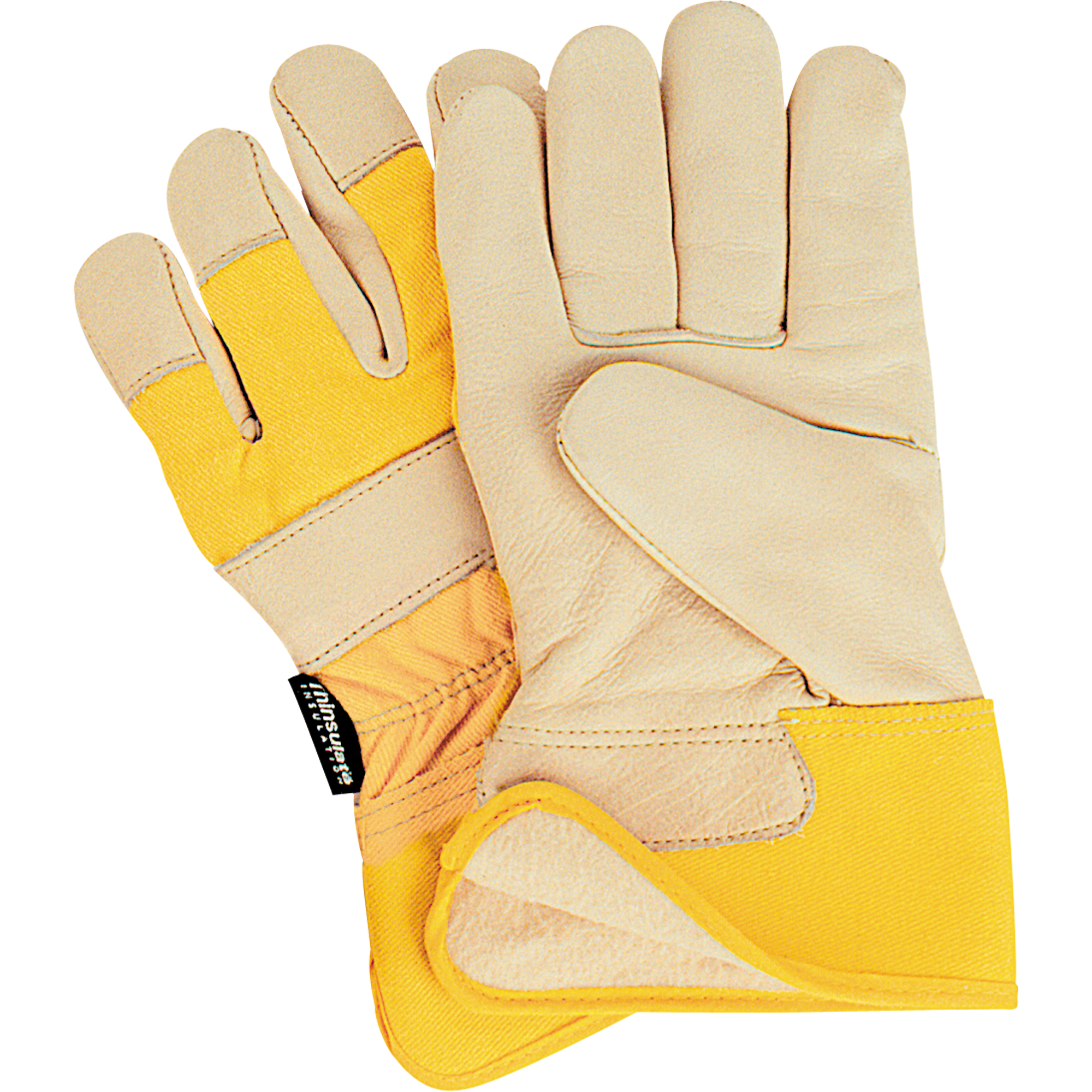 Gants d'ajusteur à chaleur supérieure de première qualité, T-Grand, Paume en Cuir fleur de vache, Doublure en ThinsulateMC