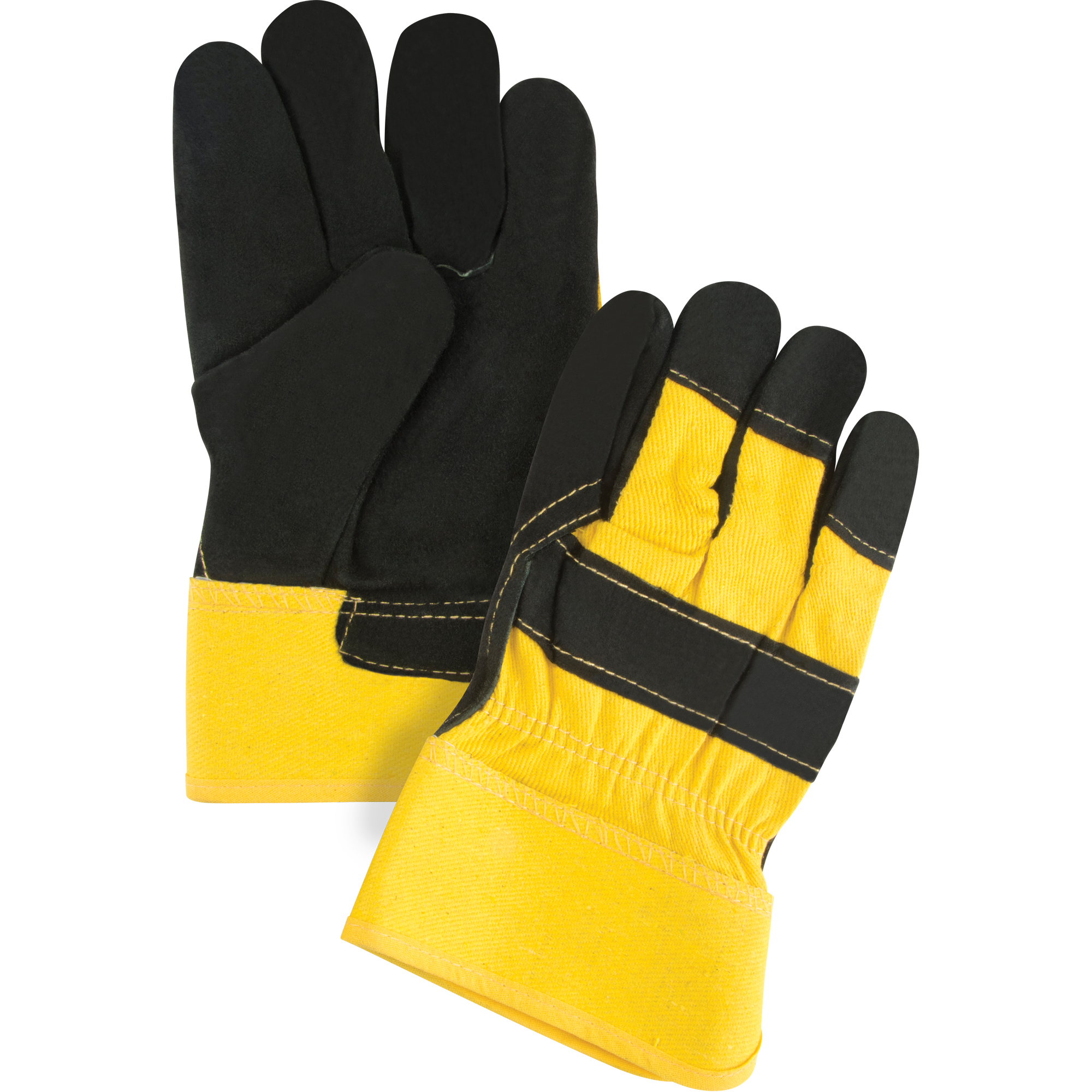 Gants d'ajusteur doublés pour l'hiver à chaleur supérieure, Grand, Paume en Cuir de vache refendu, Doublure en ThinsulateMC