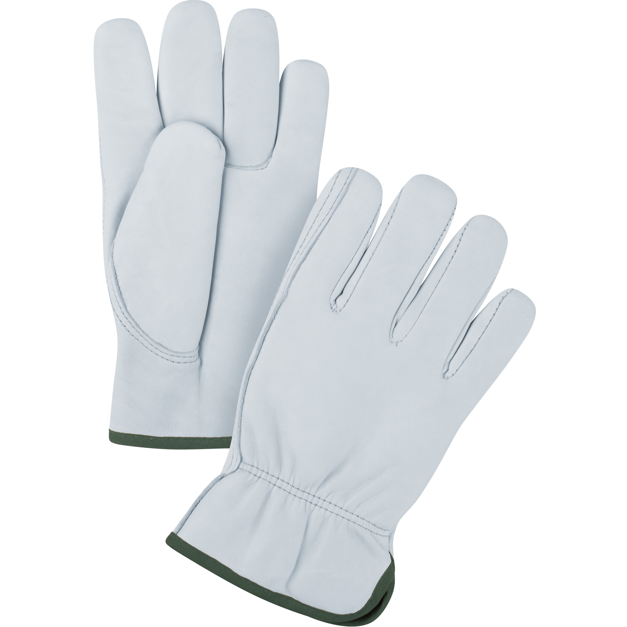 Gants de conducteur de première qualité, Moyen, Paume en Cuir fleur de chèvre