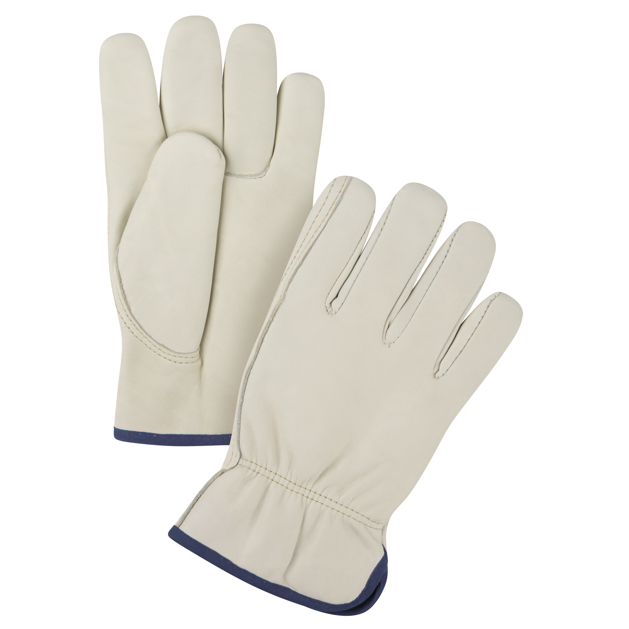 Gants de conducteur de première qualité, T-Grand, Paume en Cuir fleur de vache