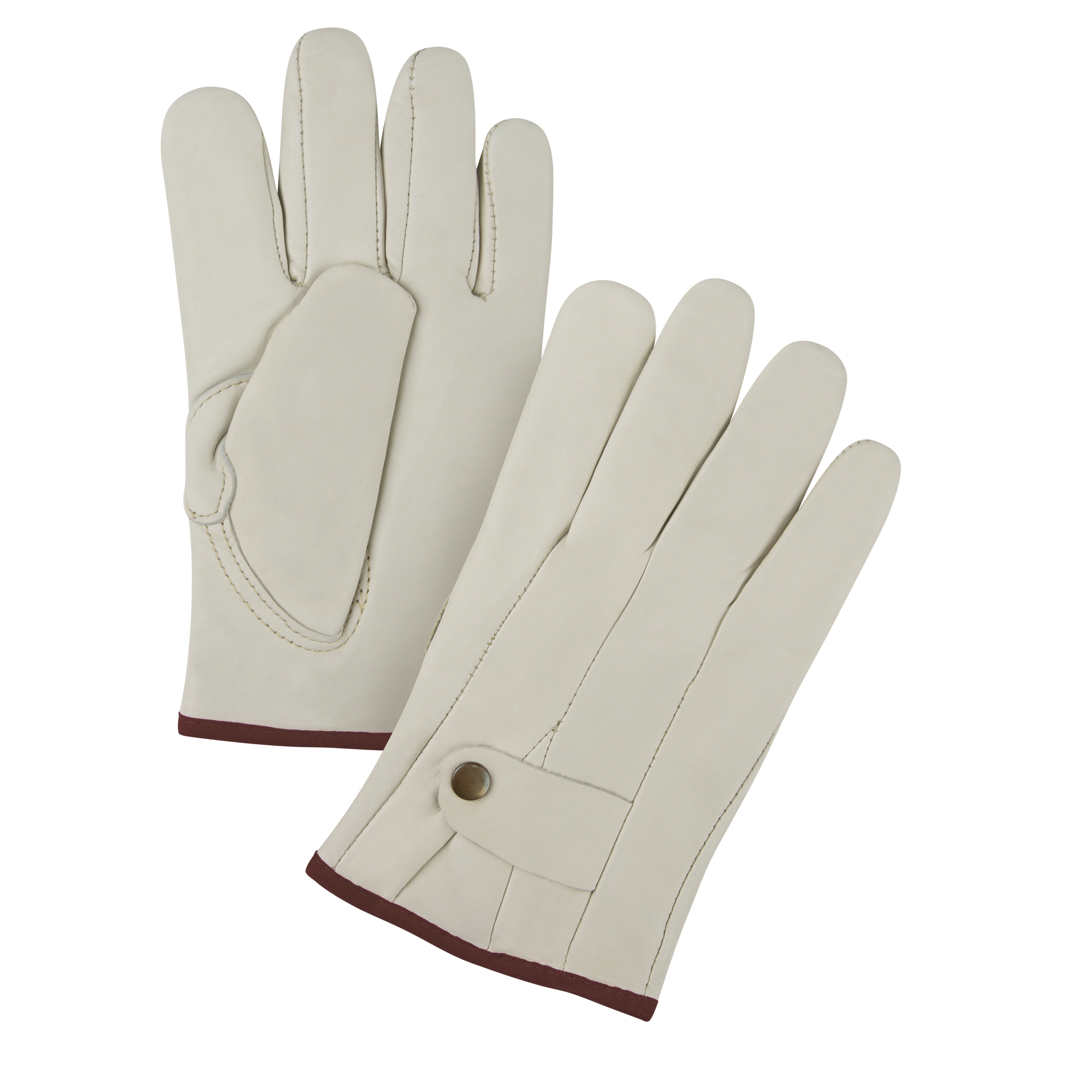 Gants de cordeur de première qualité, Grand, Paume Cuir fleur de vache