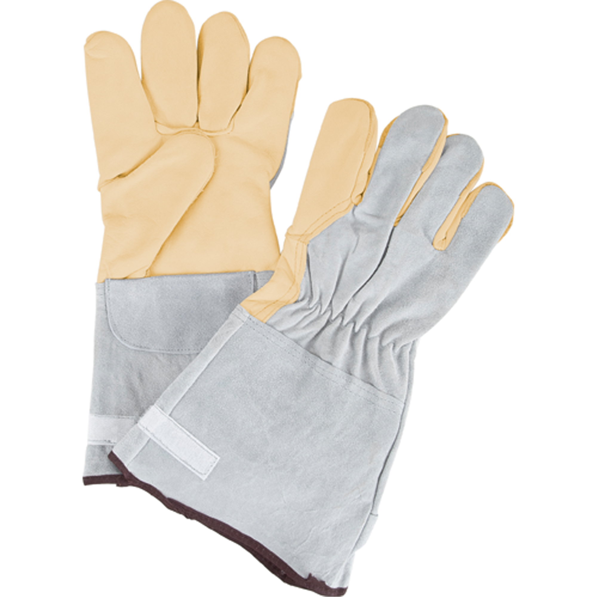 Gants de travail à ajustement d'usage standard, Moyen, Paume en Cuir fleur de vache