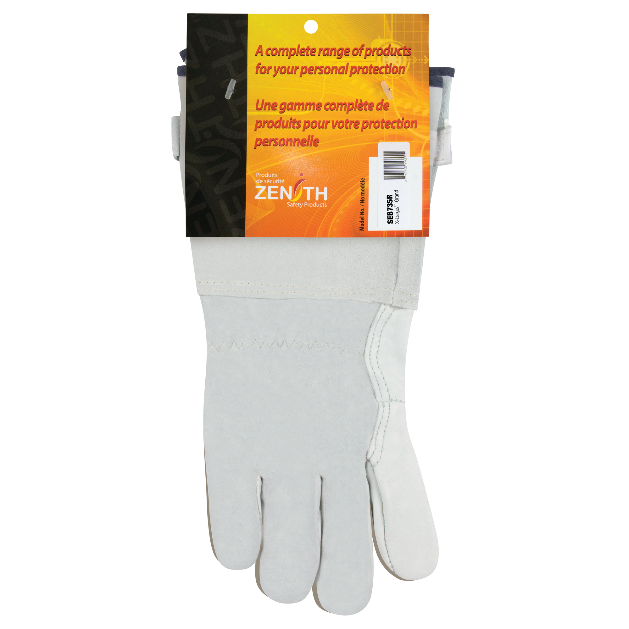 Gants de travail à ajustement d'usage standard, T-Grand, Paume en Cuir fleur de chèvre