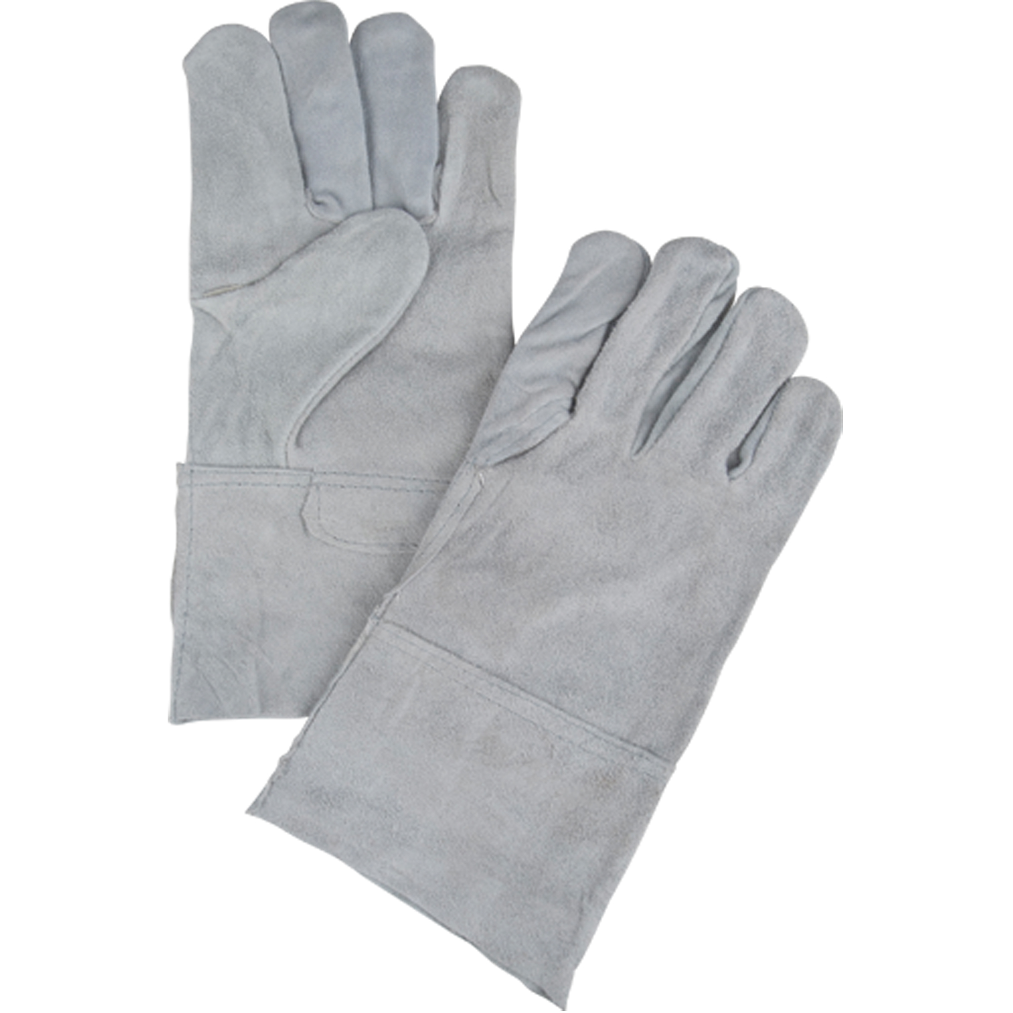 Gants de travail d'usage standard, Grand, Paume en Cuir de vache refendu