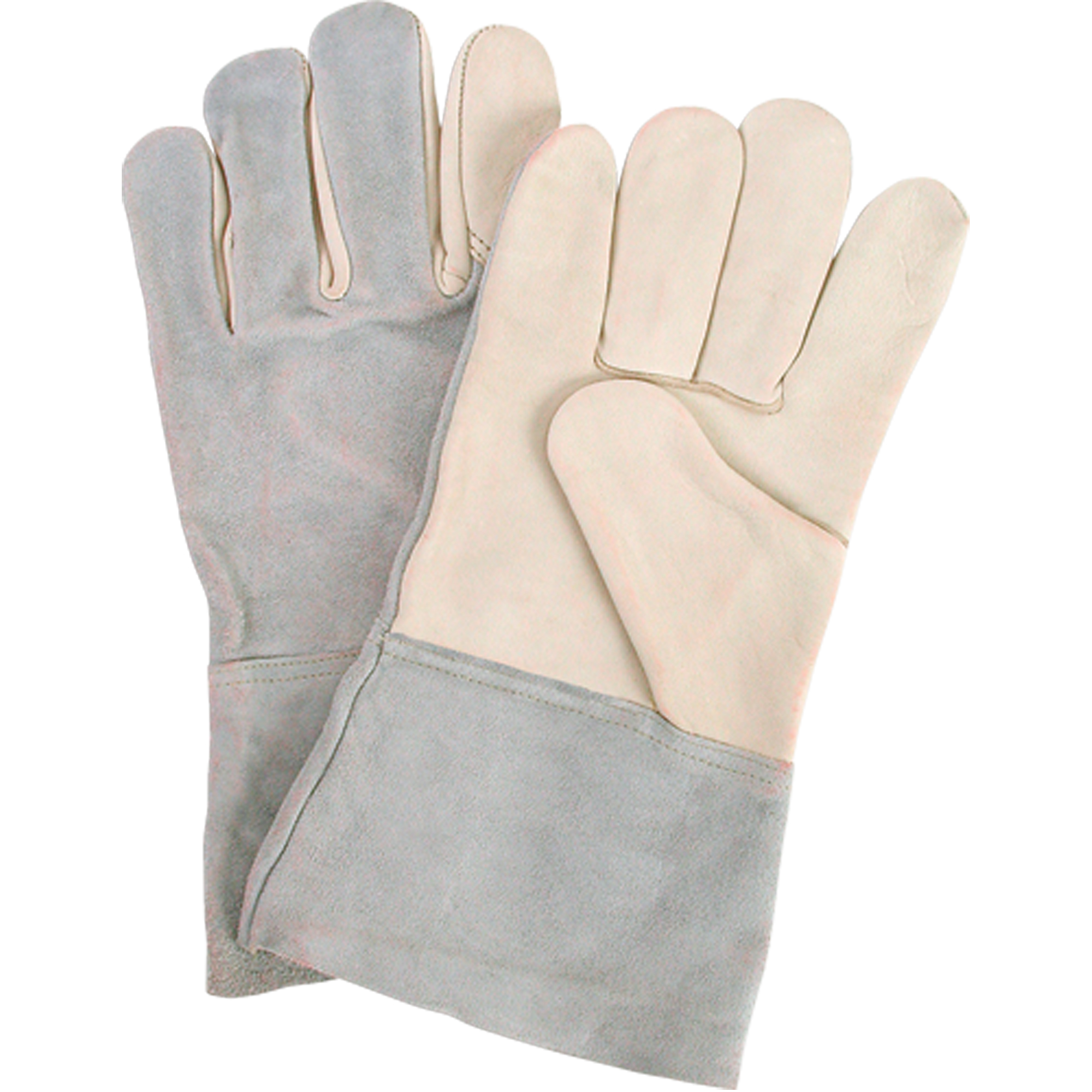 Gants de travail d'usage standard, Grand, Paume en Cuir fleur de vache
