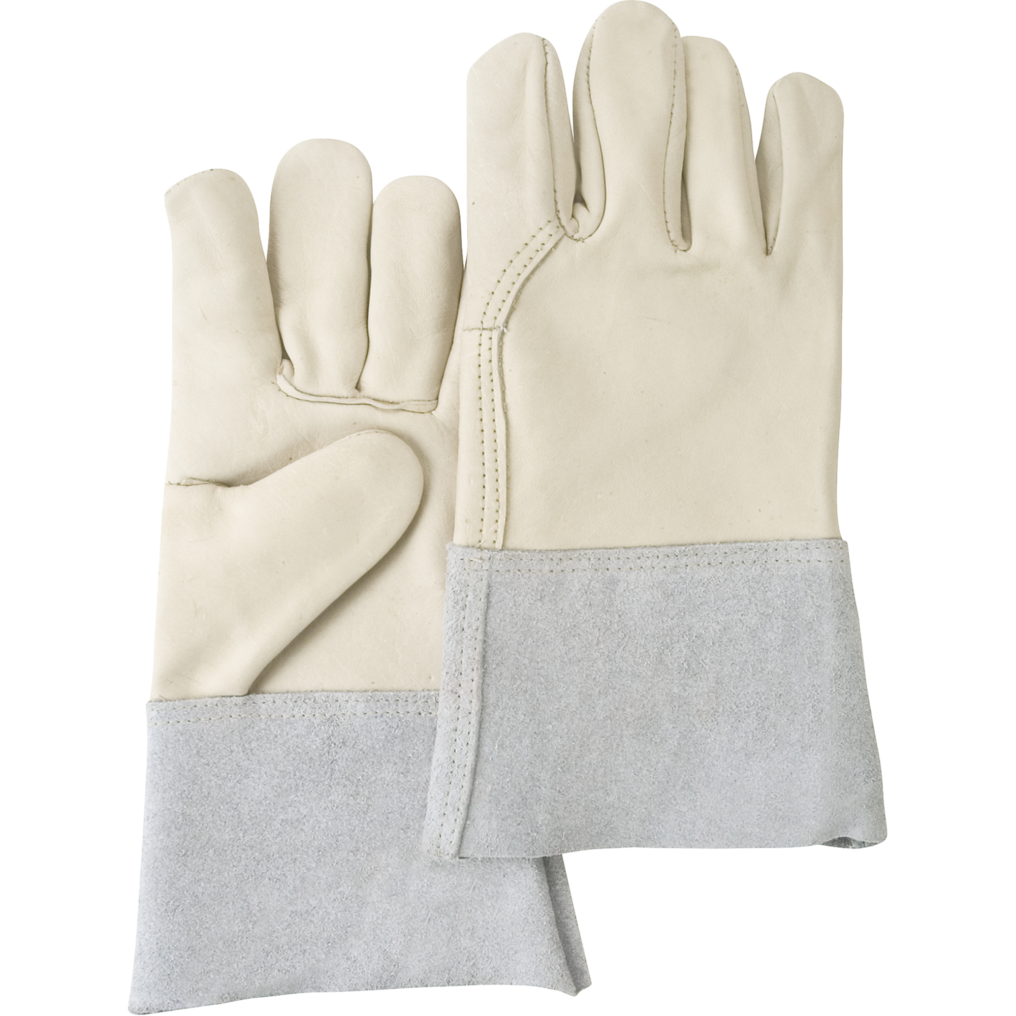 Gants de travail d'usage standard, Grand, Paume en Cuir fleur de vache