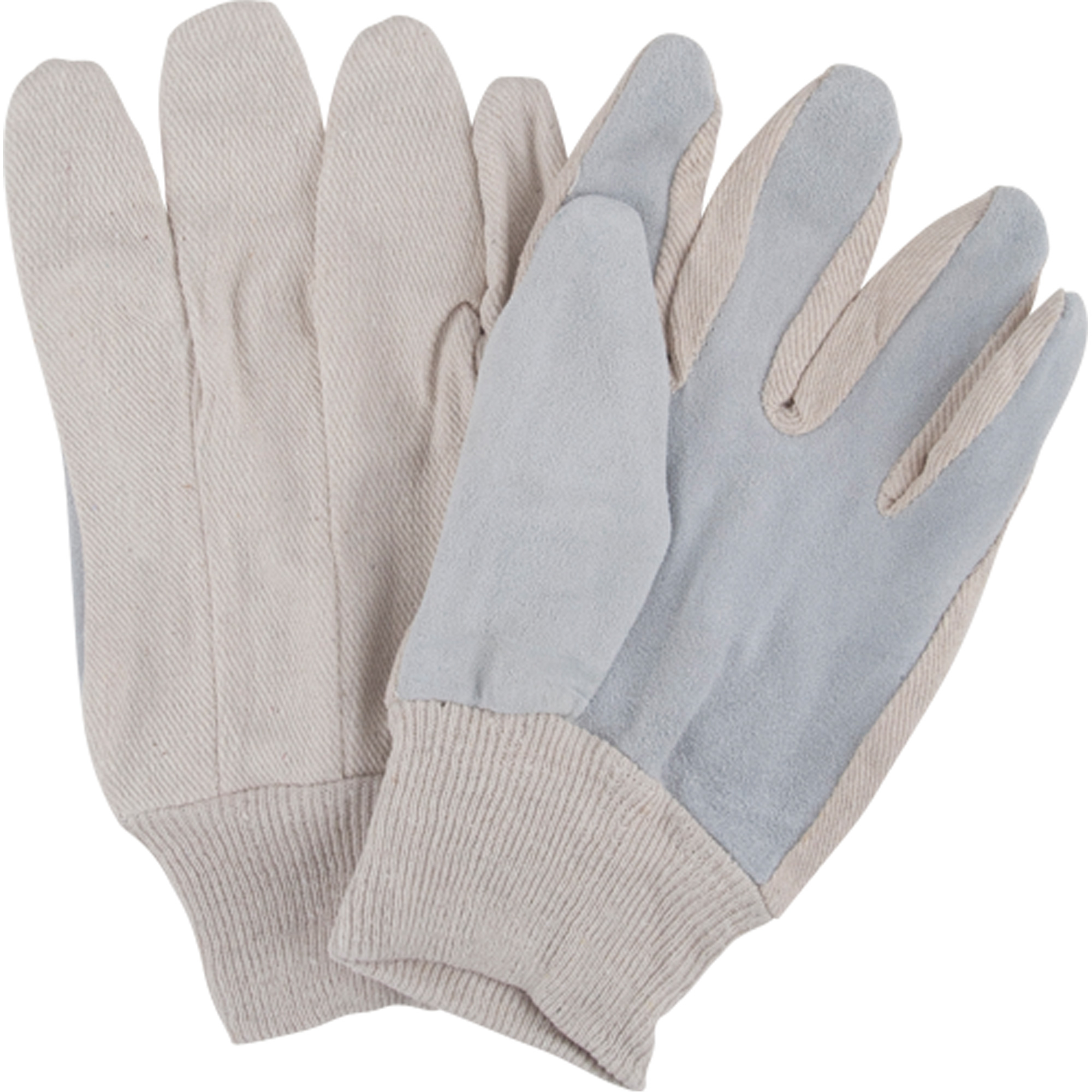 Gants de travail d'usage standard, T-Grand, Paume en Cuir de vache refendu