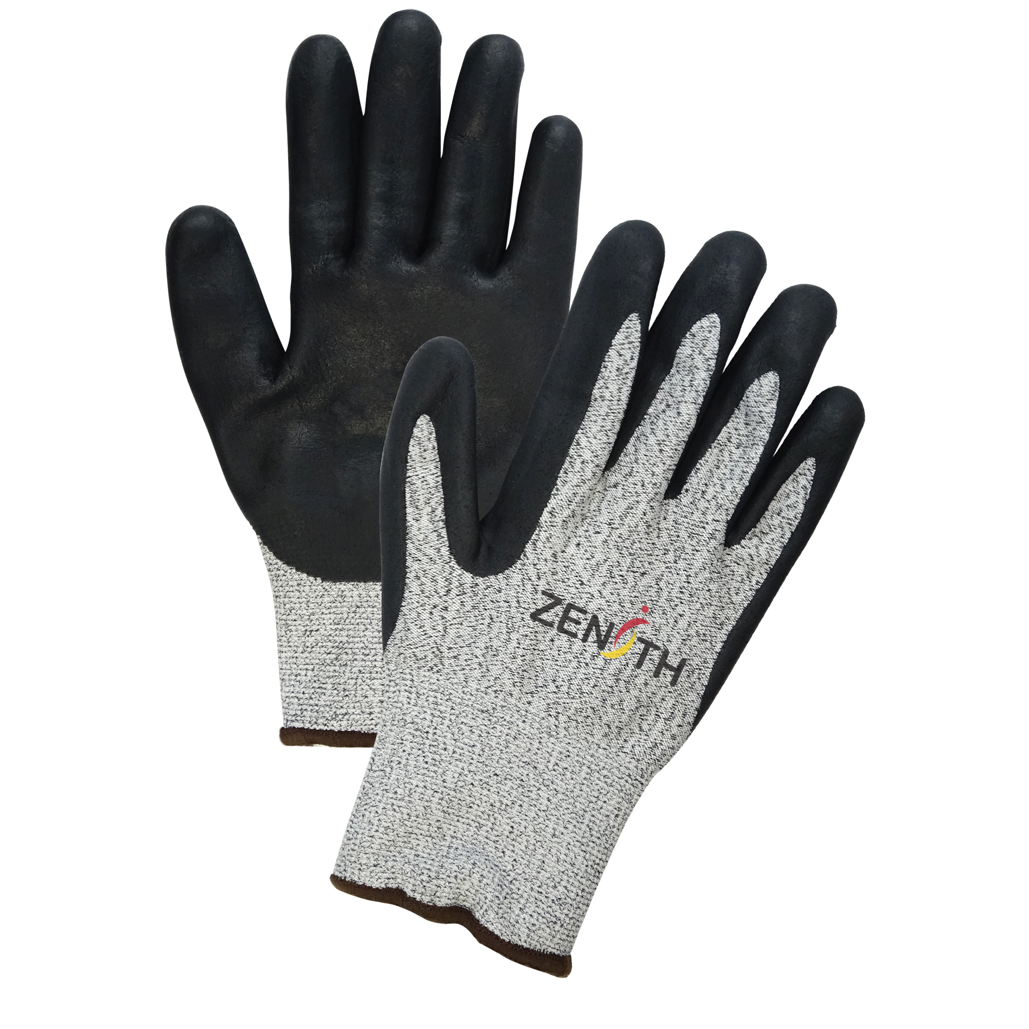 Gants élastiques sans coutures résistants à la coupe pour températures froides, Taille 2T-Grand/11, Calibre 13, Revêtement Mousse de nitrile, Enveloppe en PEHP, ASTM ANSI niveau A4
