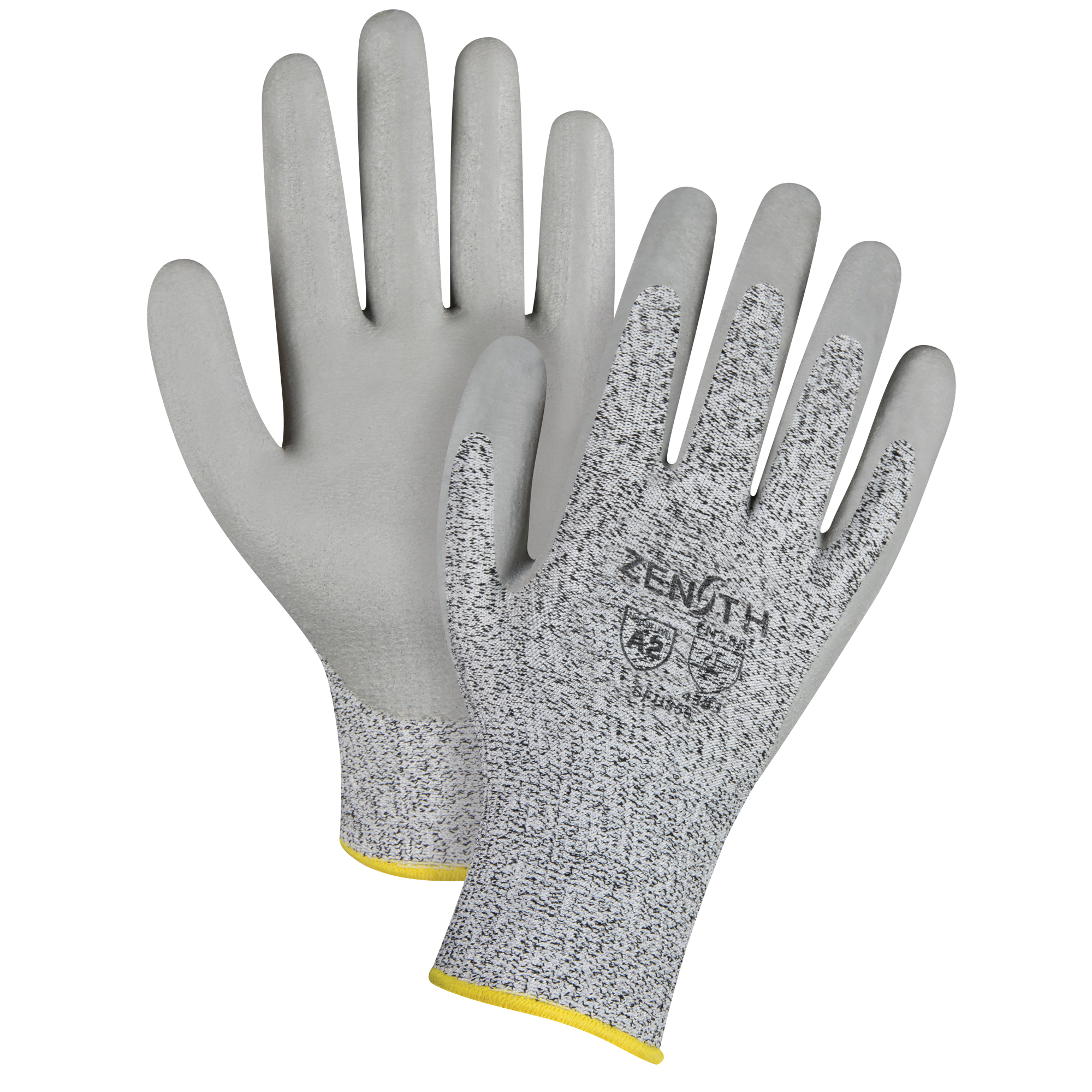 Gants élastiques sans coutures résistants à la coupe, Taille 2T-Grand/11, Calibre 13, Revêtement Mousse de nitrile, Enveloppe en PEHP, ANSI/ISEA 105 niveau 2/EN 388 niveau 3