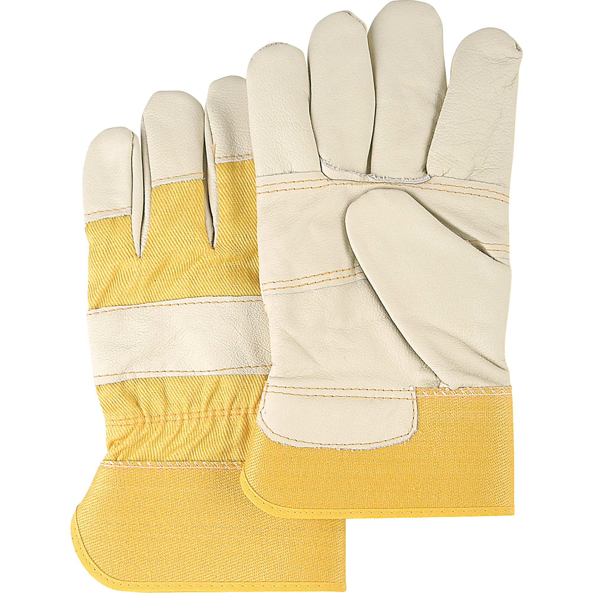 Gants en cuir de mobilier, Grand, Paume en Cuir fleur de vache, Doublure en Coton