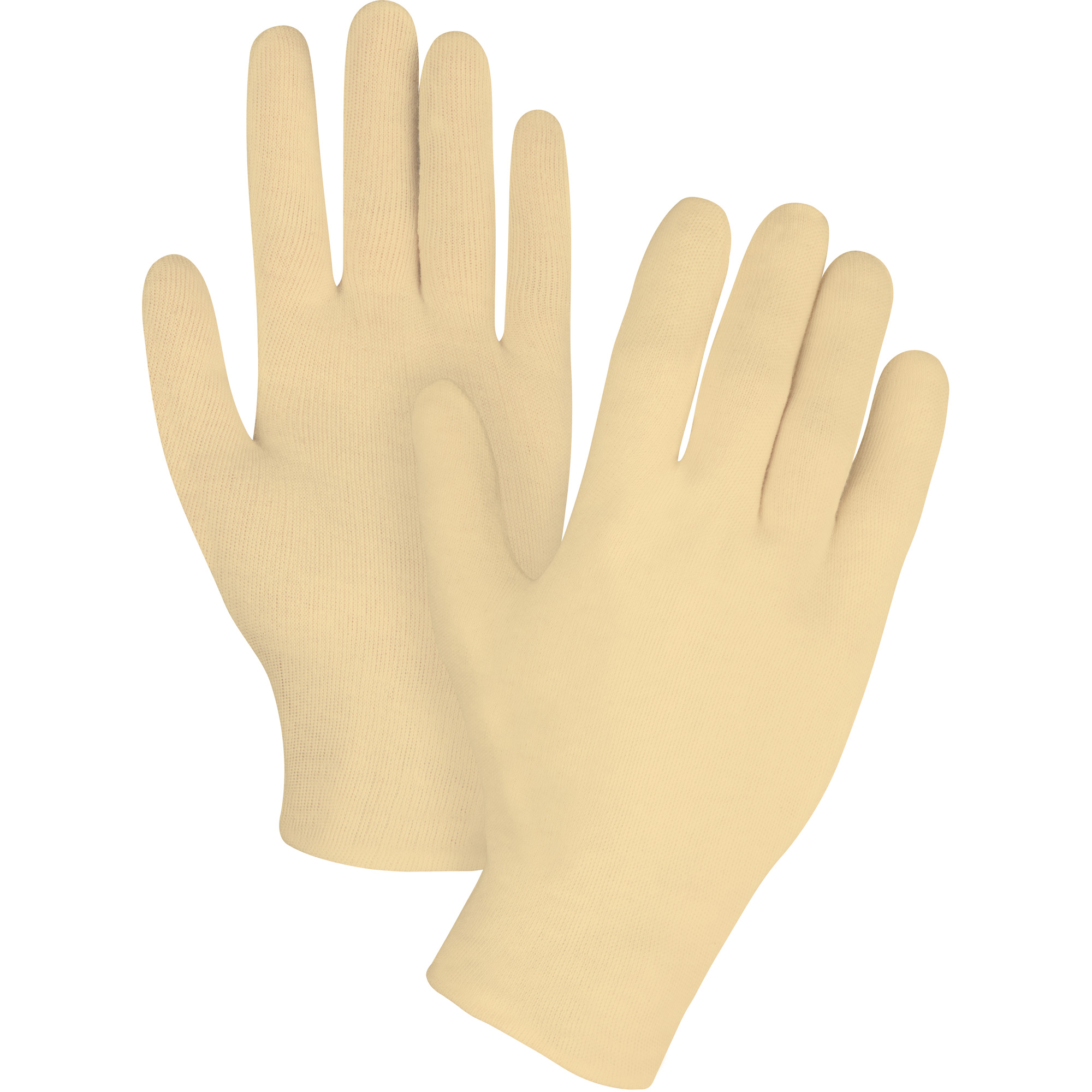 Gants en tricot de poids lourd, Coton, Poignet À ourlet, Dames