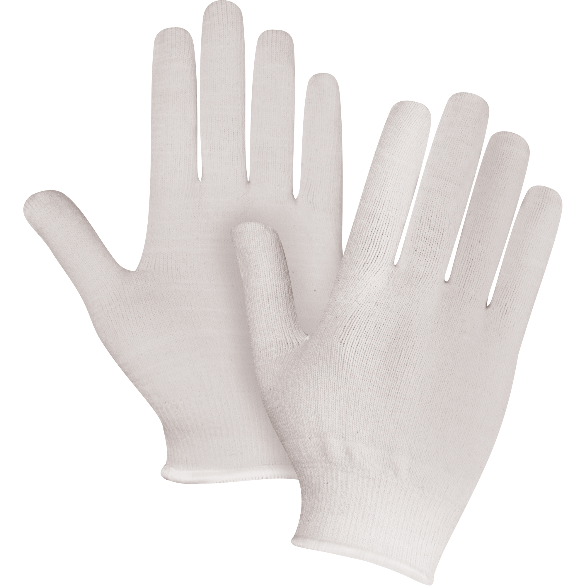 Gants en tricot de première qualité, Coton/Nylon, Grand