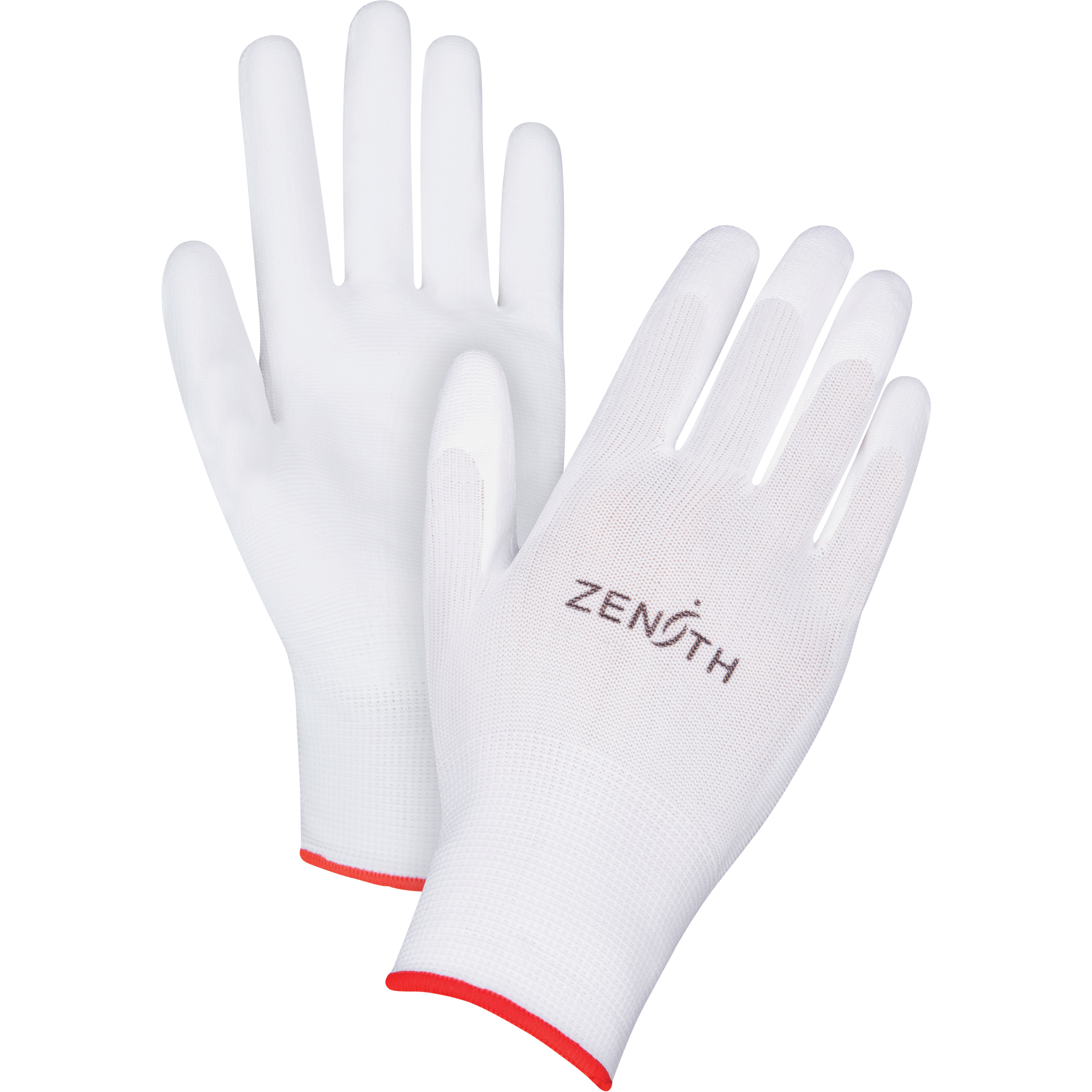 Gants enduits à dextérité ultime, 8/Moyen, Rêvetement Polyuréthane, Calibre 13, Enveloppe en Polyester