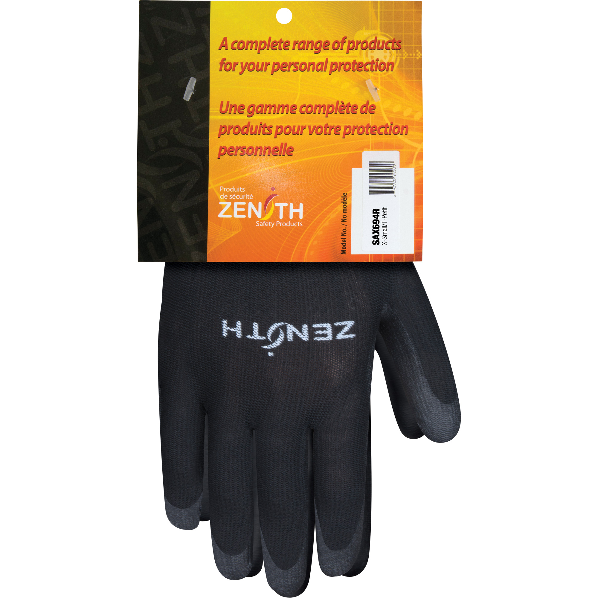 Gants enduits à dextérité ultime, 6/T-petit, Rêvetement Polyuréthane, Calibre 13, Enveloppe en Polyester