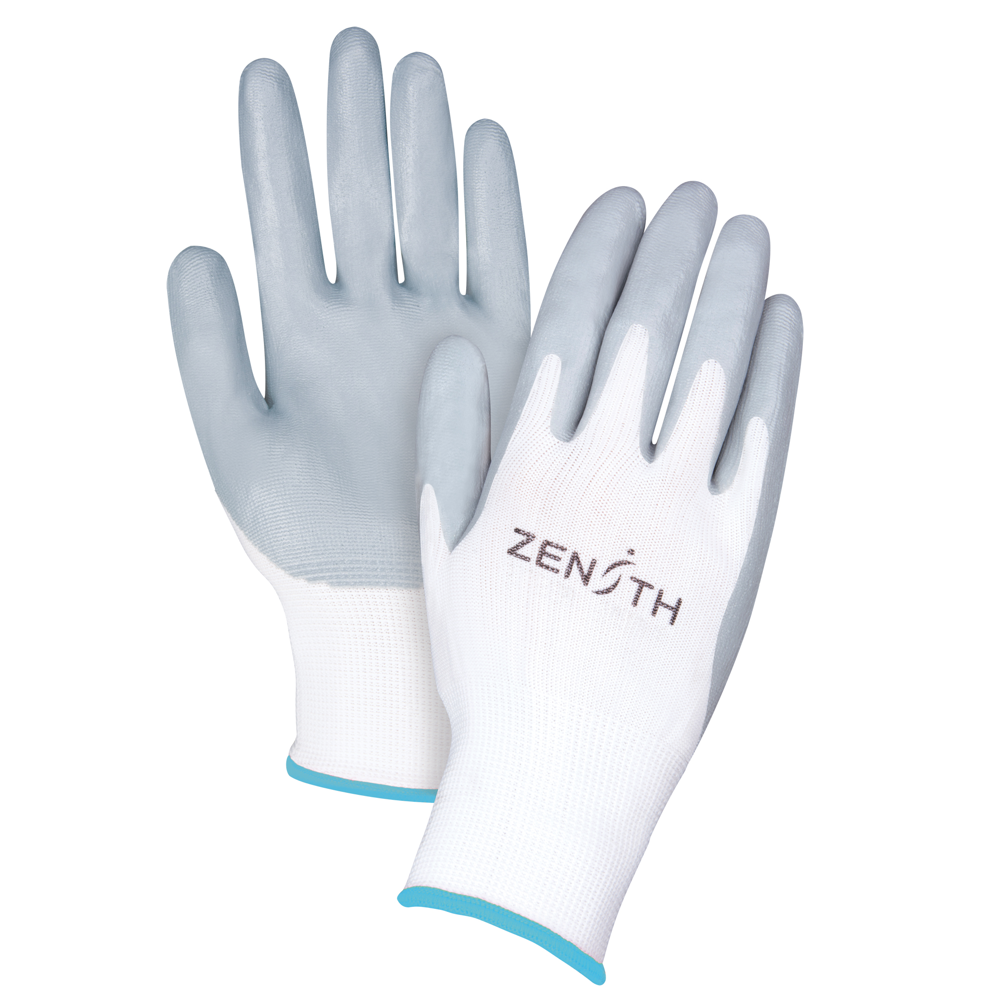 Gants légers enduits et respirants, 10/T-Grand, Rêvetement Mousse de nitrile, Calibre 13, Enveloppe en Polyester