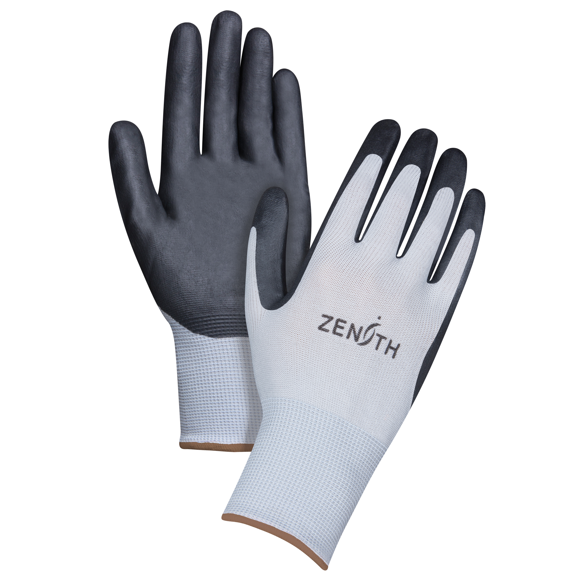 Gants légers enduits et respirants, 9/Grand, Rêvetement Mousse de nitrile, Calibre 13, Enveloppe en Polyester