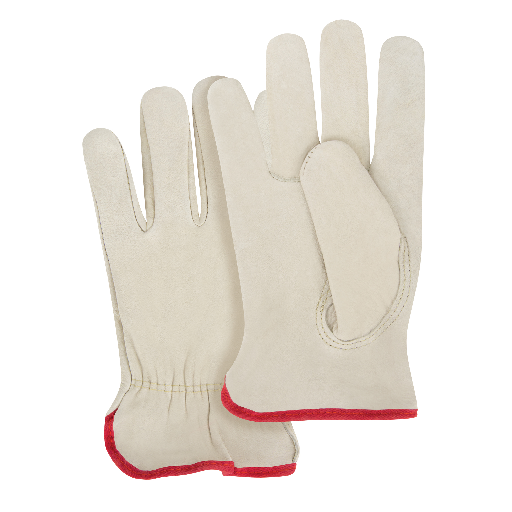 Gants pour conducteurs à ajustement serré, 2T-Grand, Paume en Cuir fleur de vache