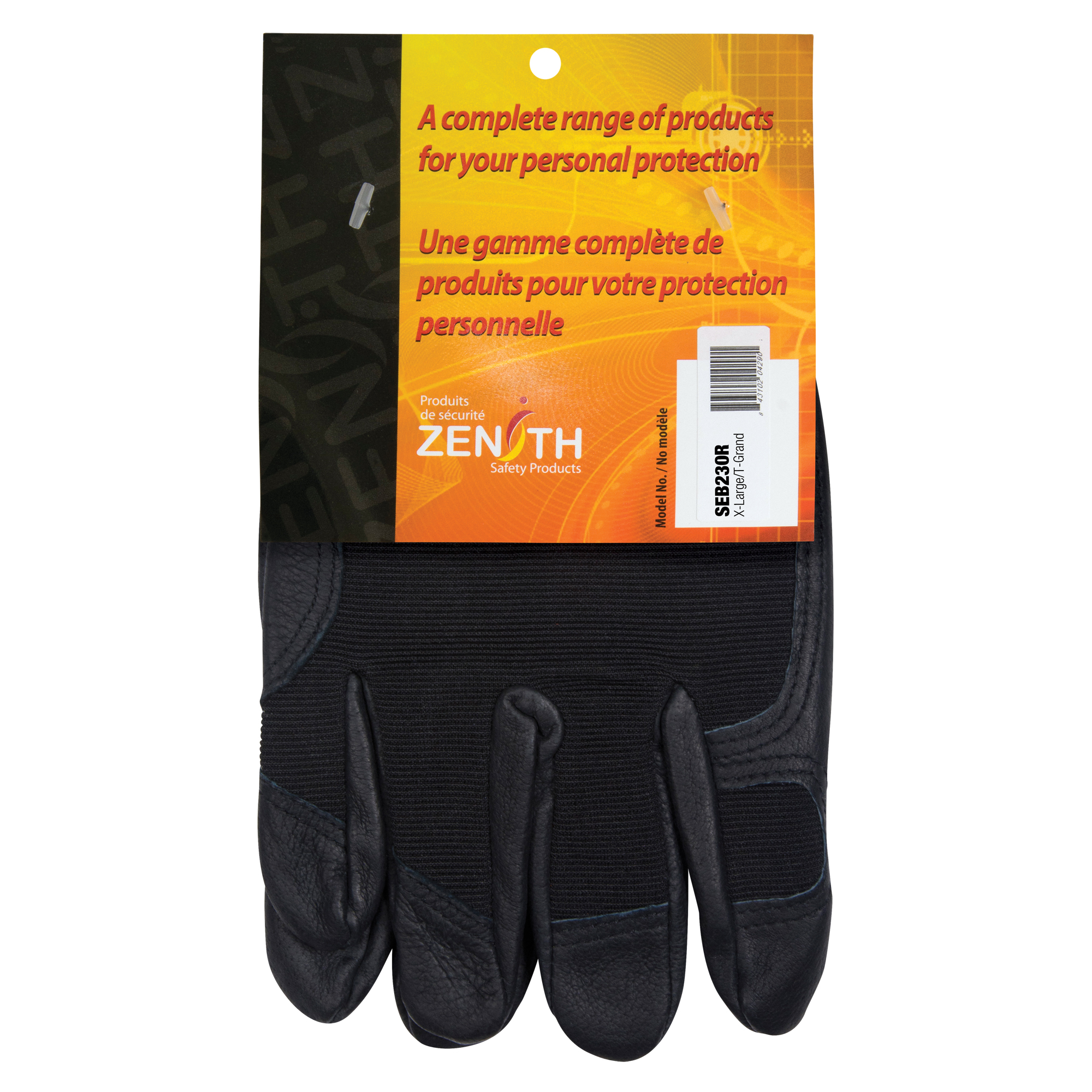 Gants pour mécanicien ZM300, Paume Cuir fleur, Taille T-Grand
