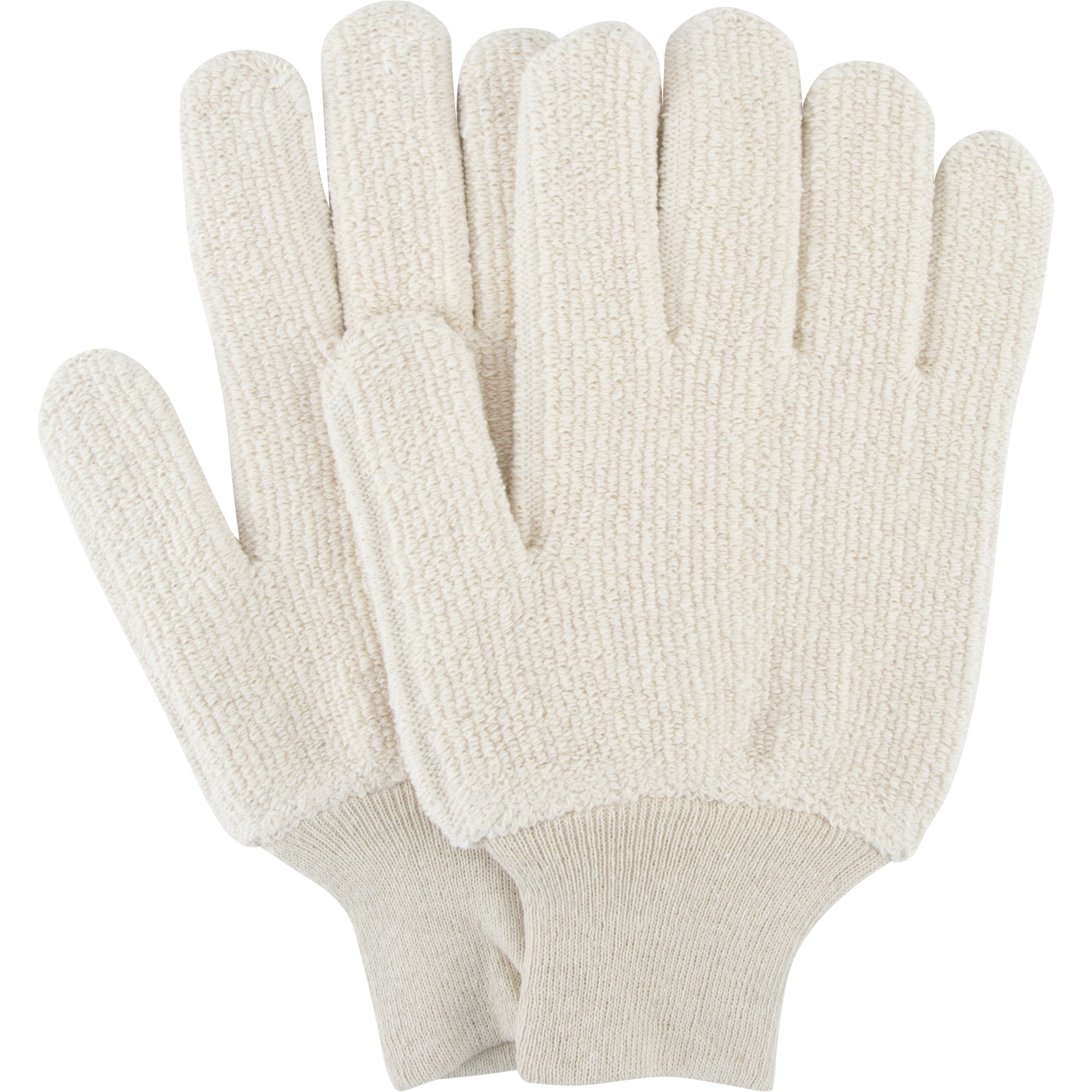 Gants résistants à la chaleur, Tissu éponge, Grand, Protège jusqu'à 212° F (100° C)