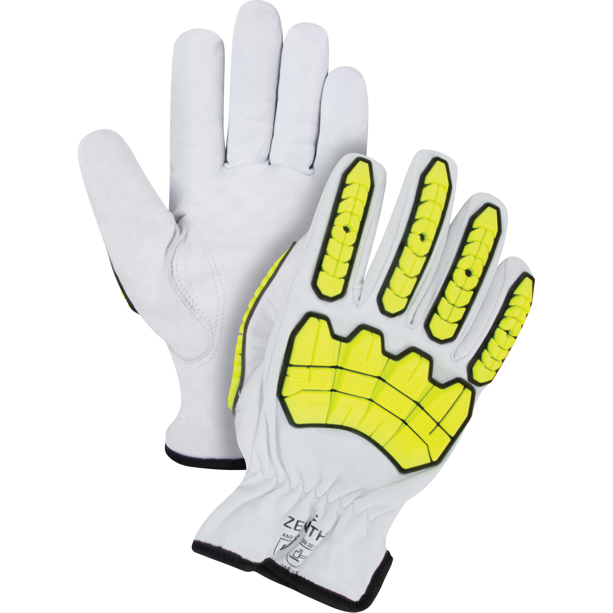 Gants résistants aux coupures et aux chocs, 2T-Grand, Paume en Chèvre, Poignet Conducteur