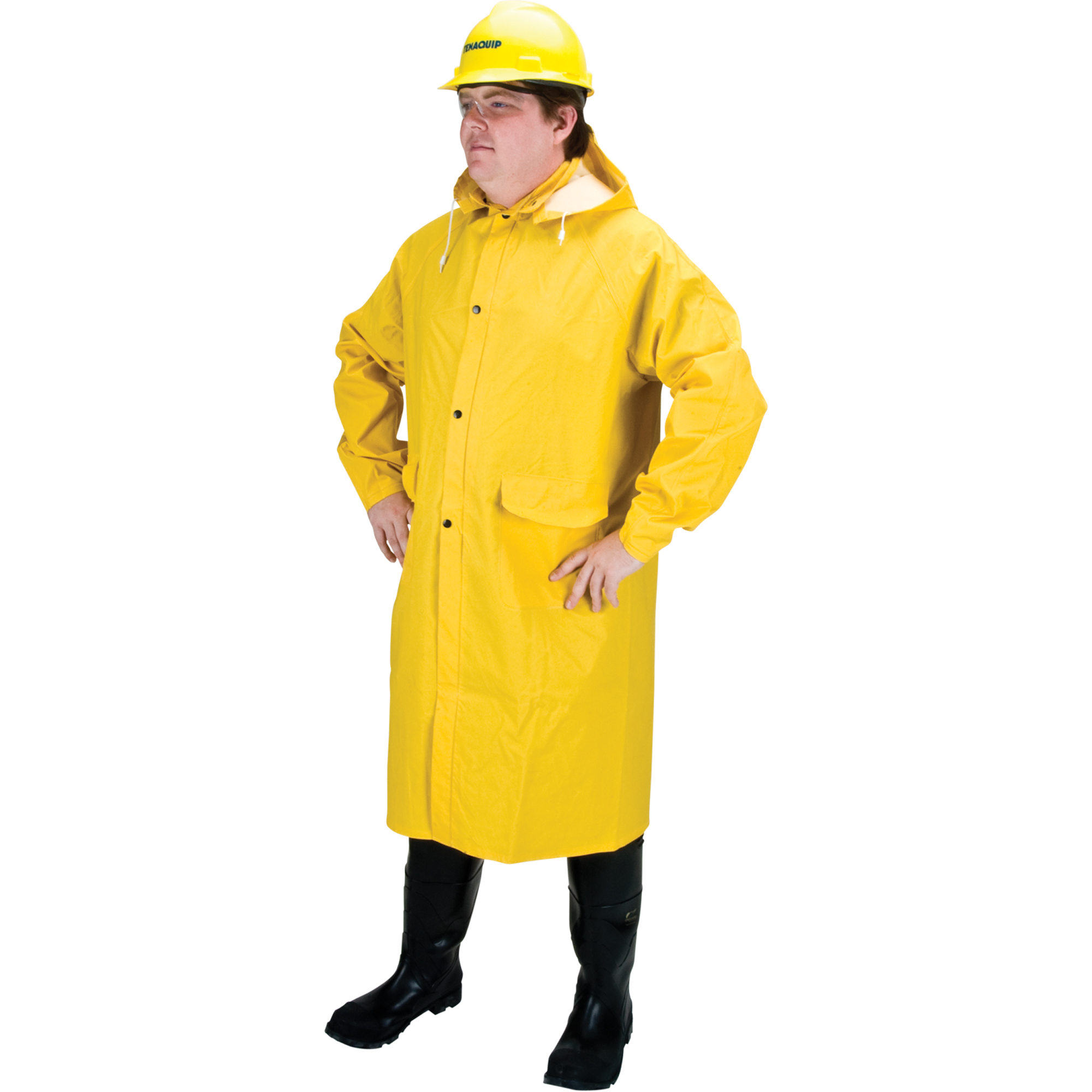 Imperméable long RZ202, Polyester, Grand, Jaune