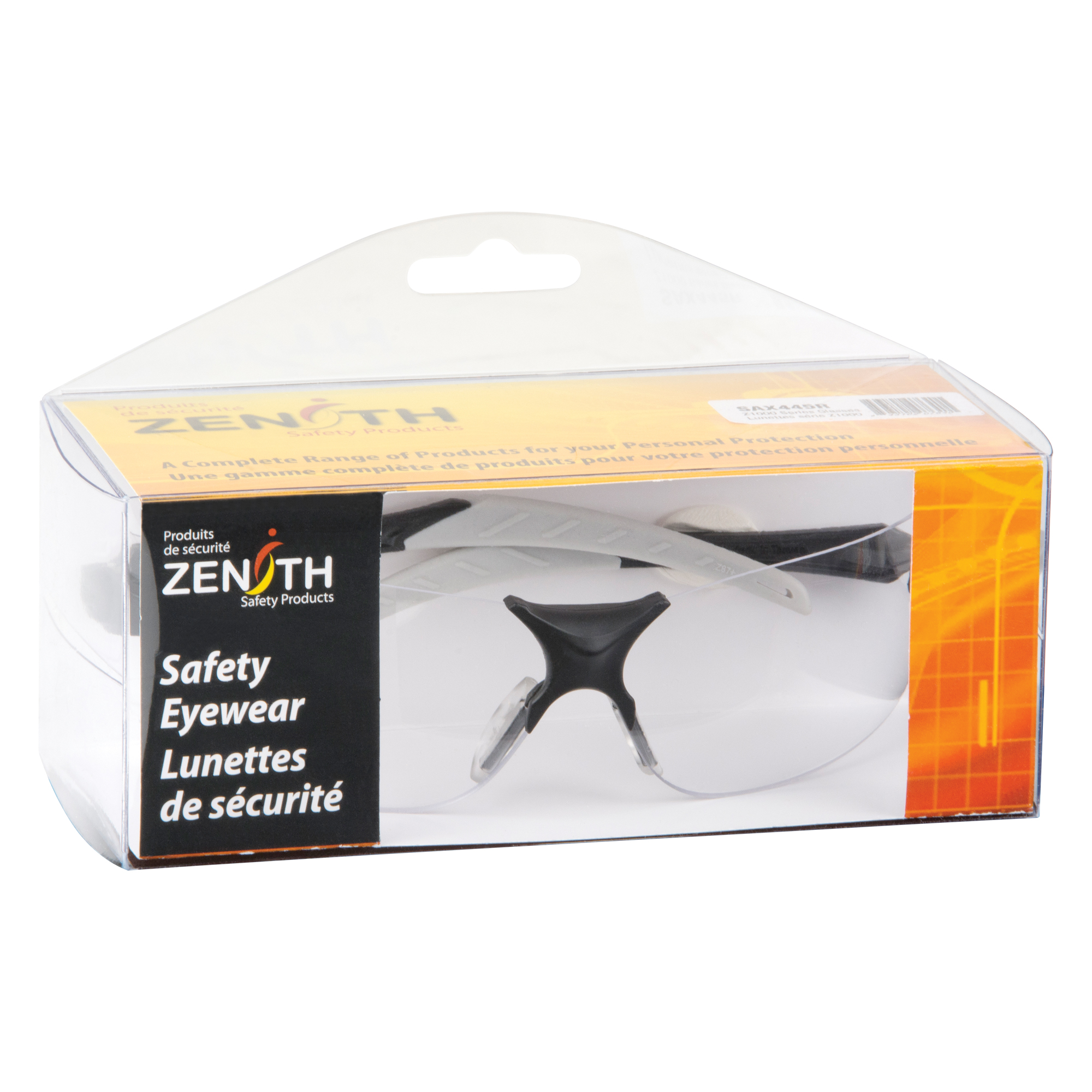 Lunettes de sécurité série Z1000, Lentille Transparent, Anti-égratignures, Répond ou surpasse la norme CSA Z94.3