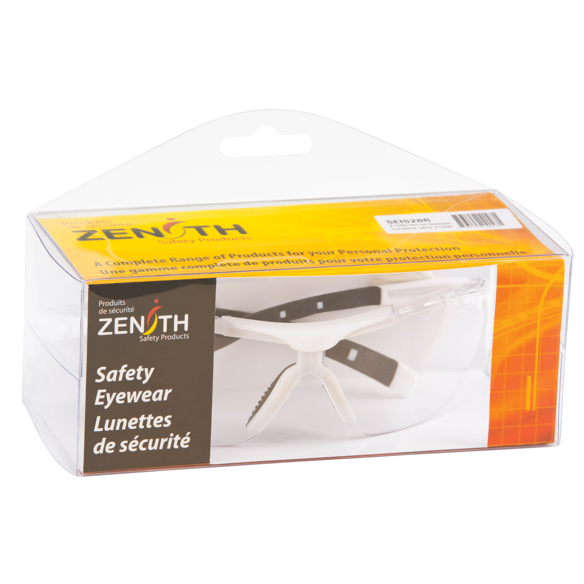 Lunettes de sécurité série Z1500, Lentille Transparent, Antibuée, Répond ou surpasse la norme CSA Z94.3