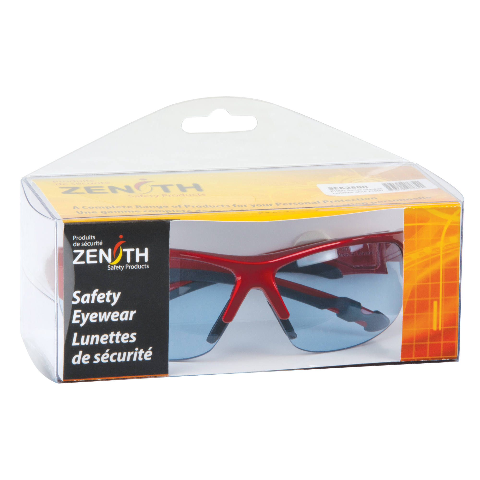 Lunettes de sécurité série Z1900, Lentille Bleu, Anti-égratignures, Répond ou surpasse la norme CSA Z94.3