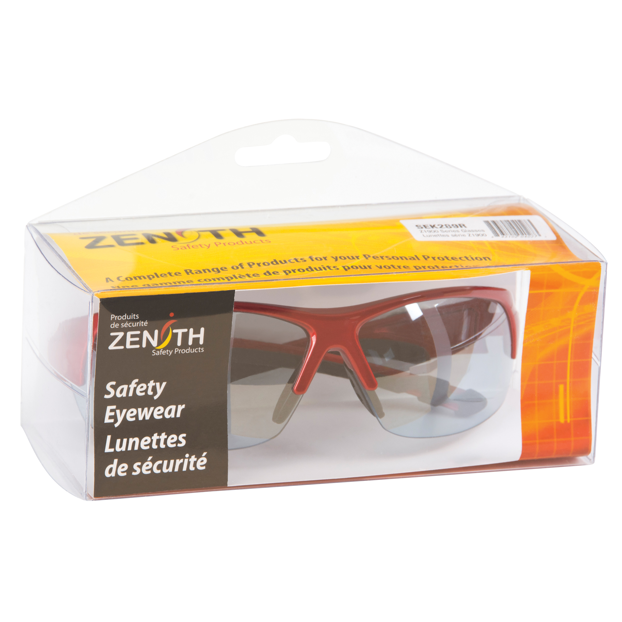 Lunettes de sécurité série Z1900, Lentille Miroir intérieur/extérieur, Anti-égratignures, Répond ou surpasse la norme CSA Z94.3