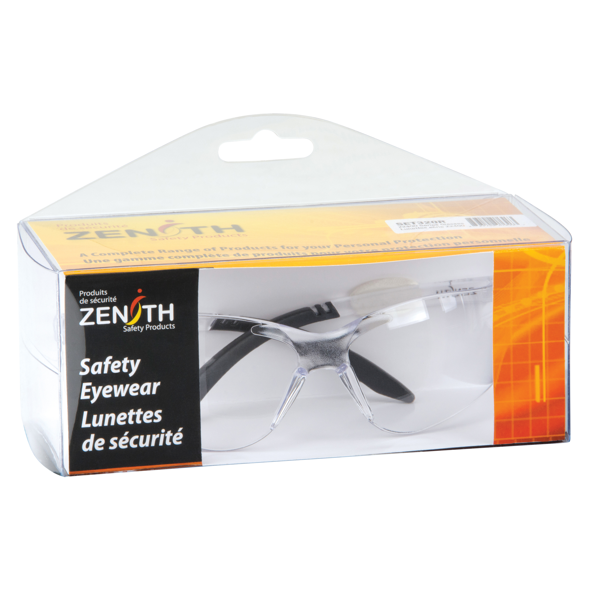 Lunettes de sécurité série Z2400, Lentille Transparent, Antibuée, ANSI Z87+