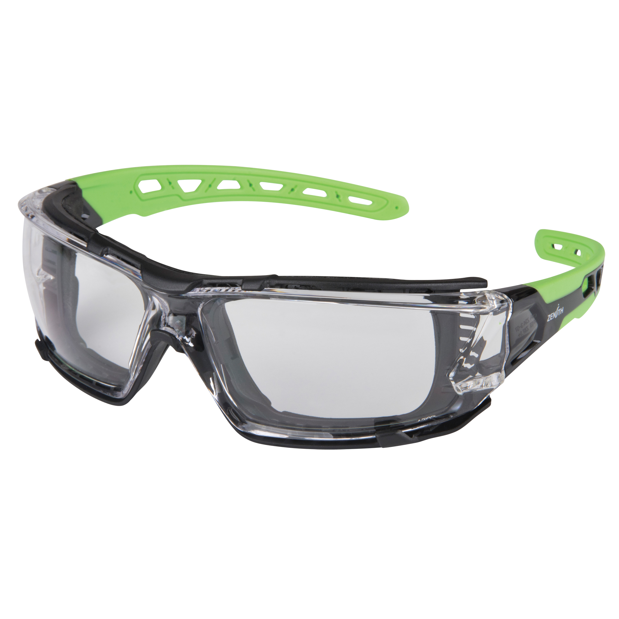 Lunettes de sécurité série Z2500 avec joint en mousse, Lentille Transparent, Antibuée, ANSI Z87+/Répond ou surpasse la norme CSA Z94.3