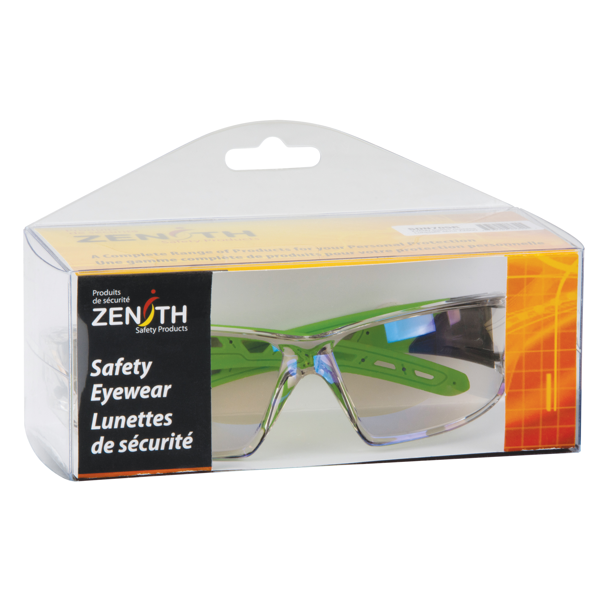 Lunettes de sécurité série Z2500, Lentille Miroir intérieur/extérieur, Anti-égratignures, ANSI Z87+/Répond ou surpasse la norme CSA Z94.3