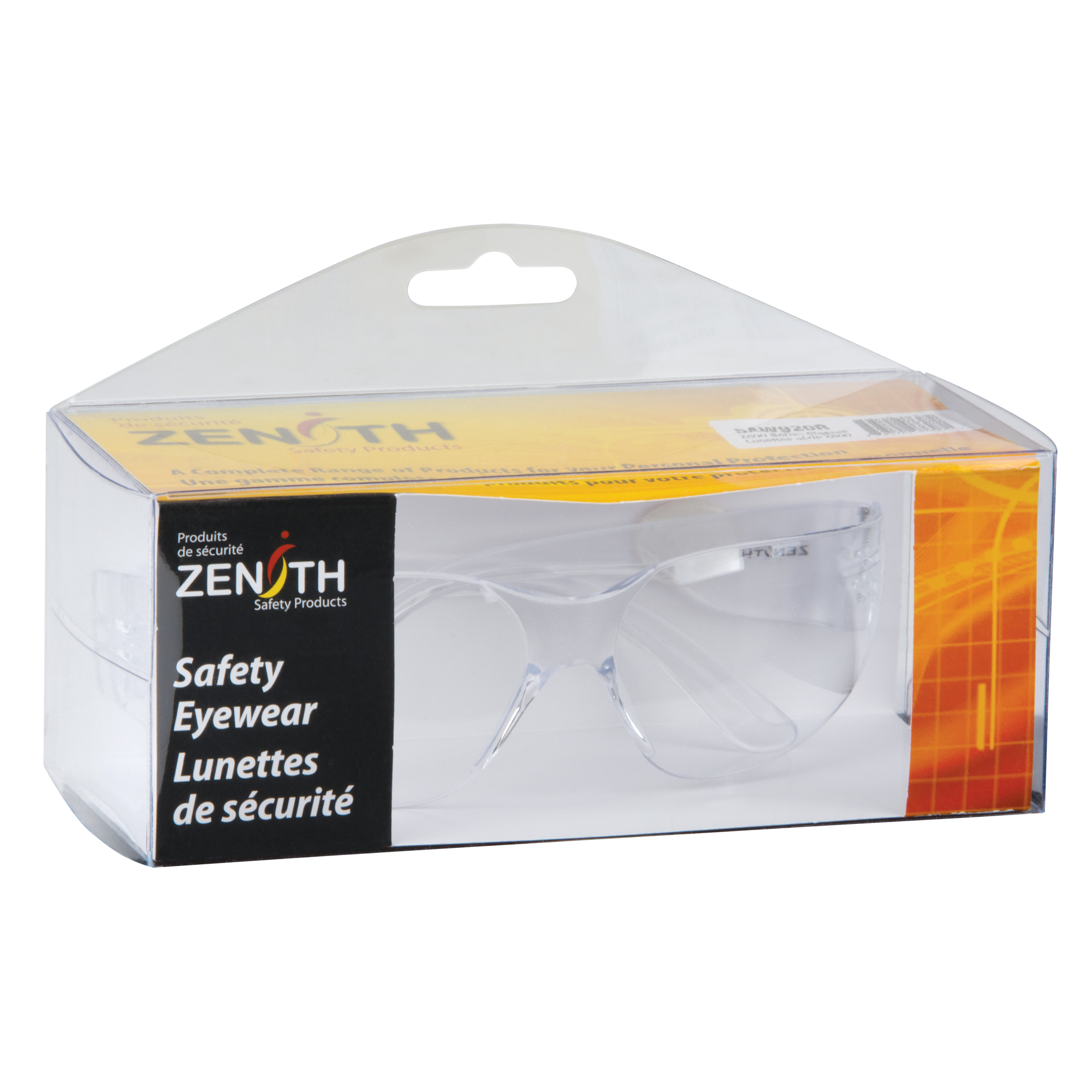 Lunettes de sécurité série Z600, Lentille Transparent, Anti-égratignures, Répond ou surpasse la norme CSA Z94.3
