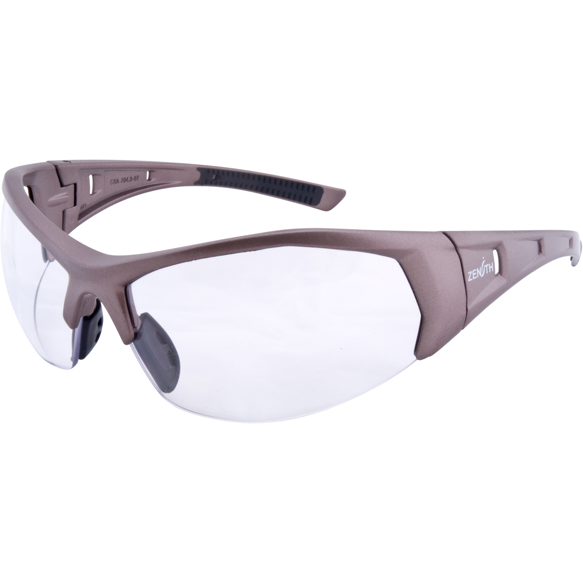 Lunettes de sécurité série Z900, Lentille Transparent, Anti-égratignures, Répond ou surpasse la norme CSA Z94.3