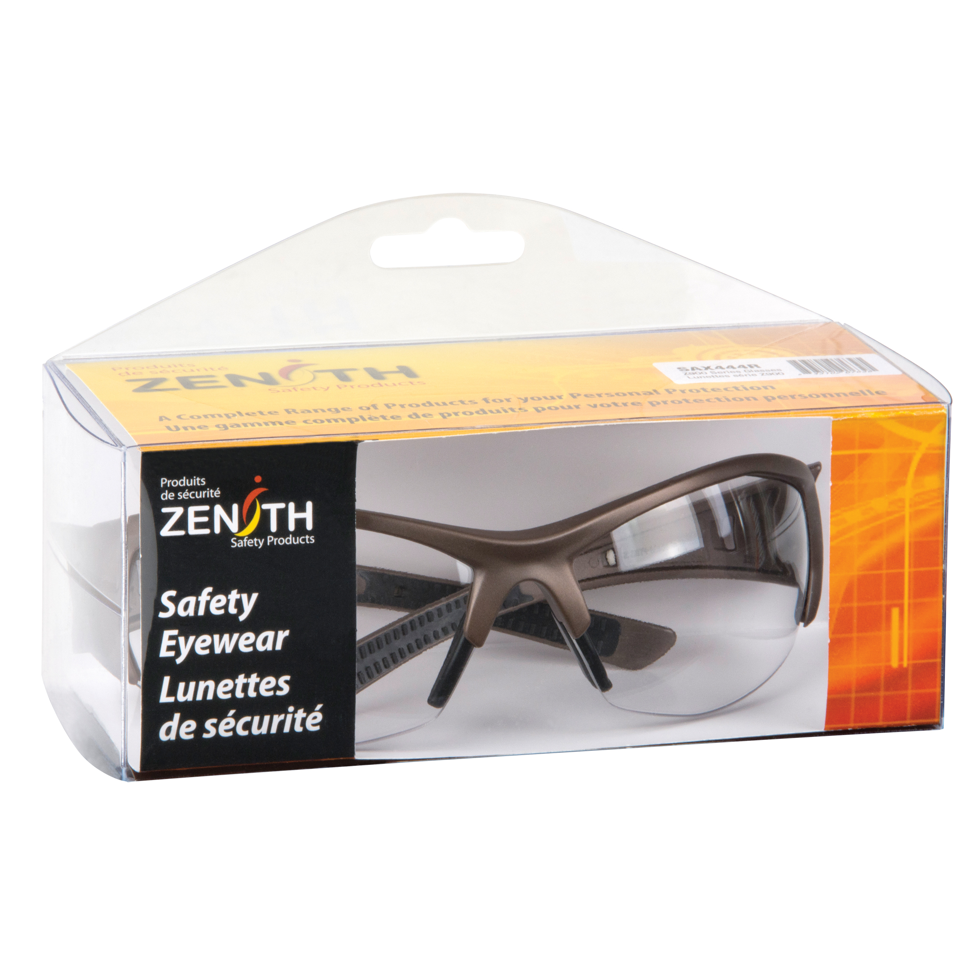 Lunettes de sécurité série Z900, Lentille Transparent, Anti-égratignures, Répond ou surpasse la norme CSA Z94.3