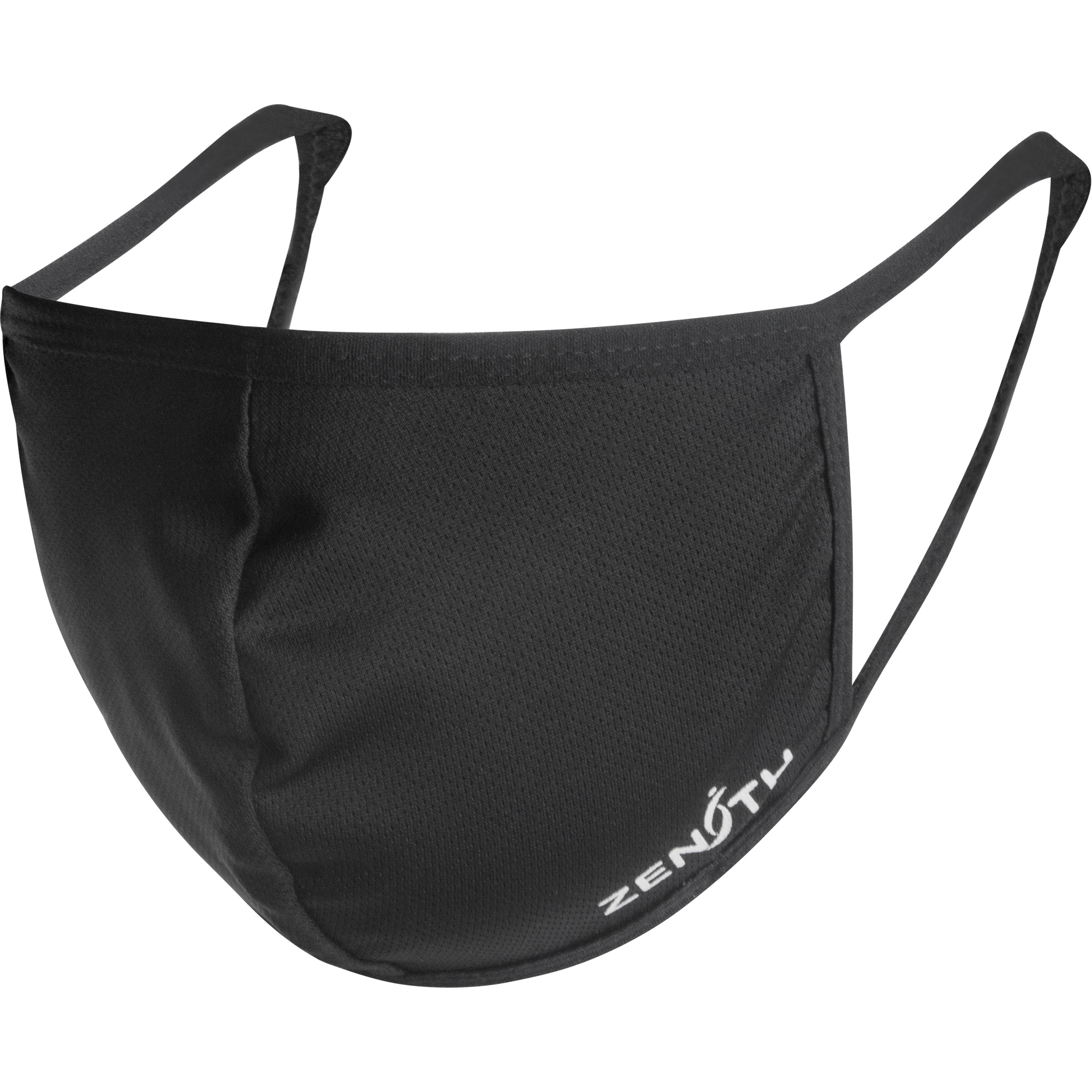 Masques réutilisable à deux couches, Polyester, Noir