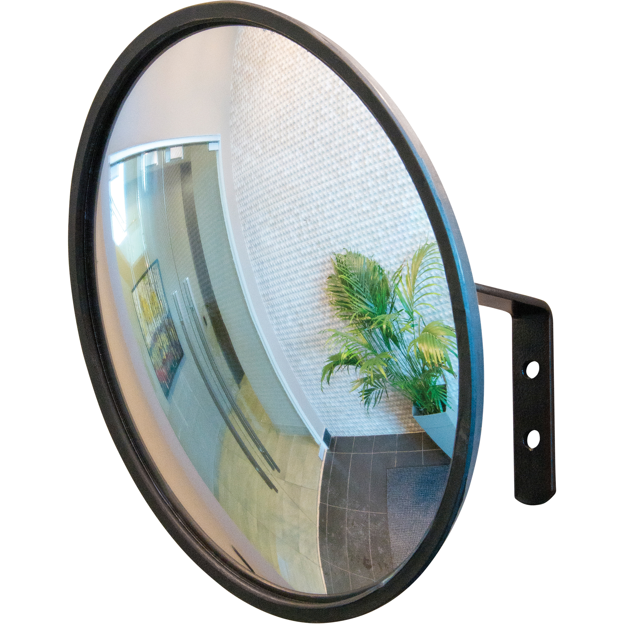 Miroir convexe avec support, Intérieur/Extérieur, Diamètre 26"