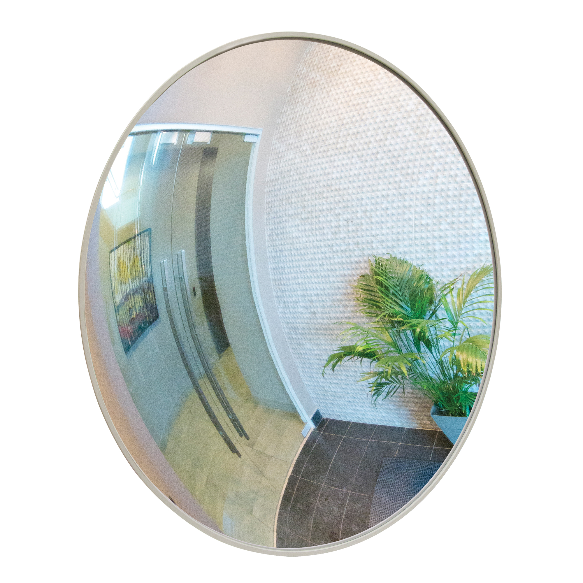Miroir convexe avec support, Intérieur/Extérieur, Diamètre 36"