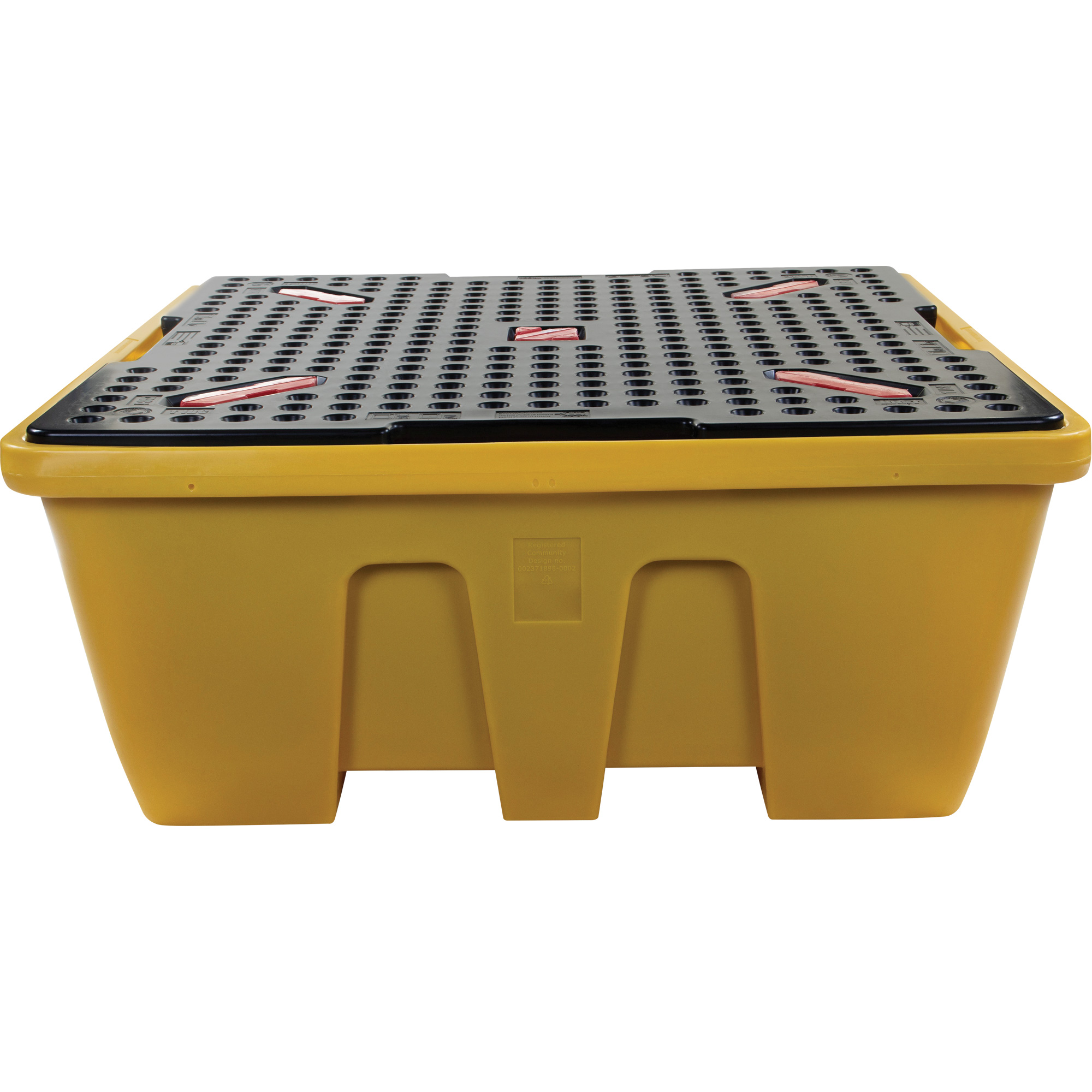 Palette de déversements IBC, Capacité de déversement 333 gal. US, 66" x 66" x 27,5"