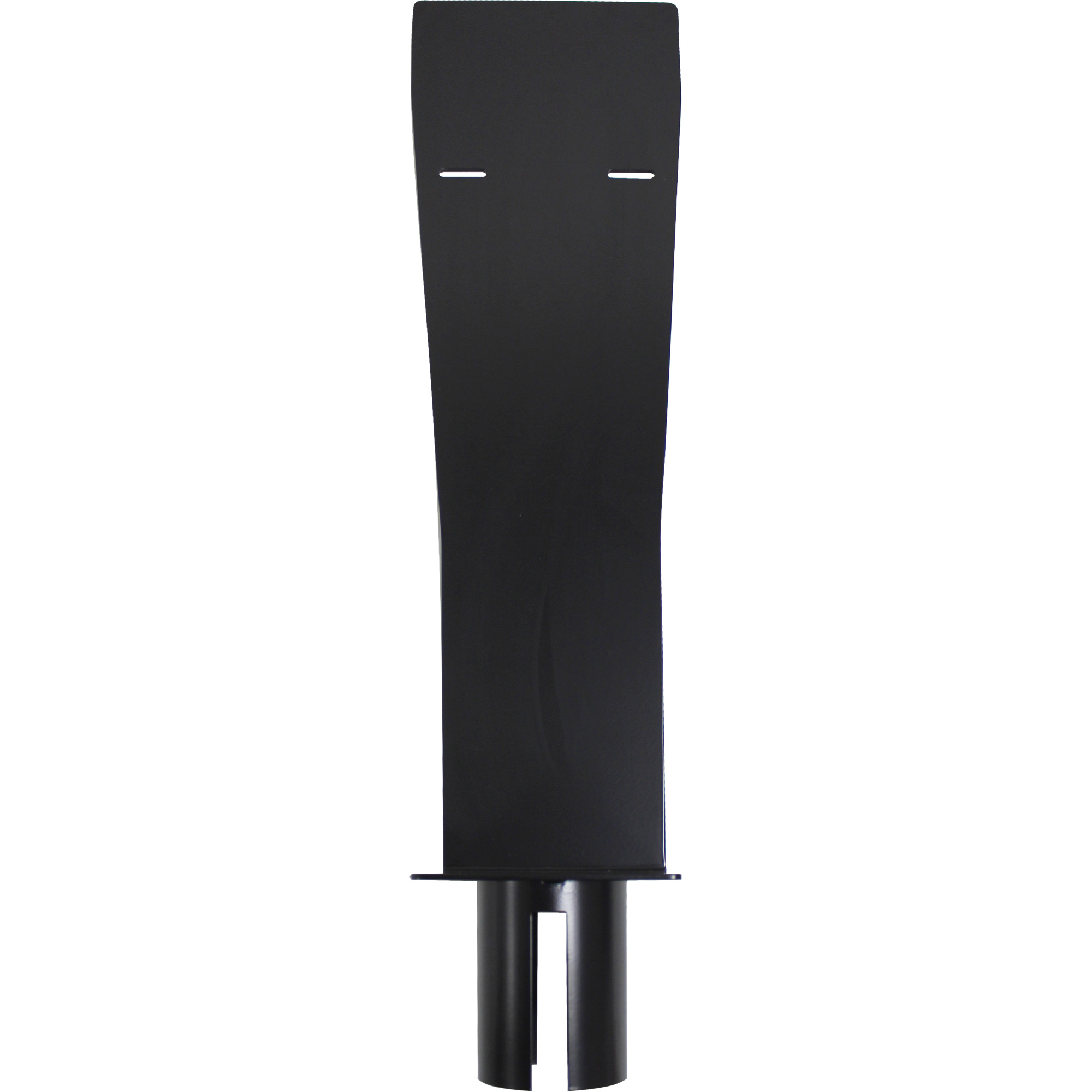 Porte-distributeur pour poteaux de barrière pour le contrôle des foules, Noir