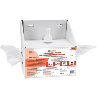 Poste de nettoyage jetables pour lentilles, Carton, 8" lo x 4" p x 8" h