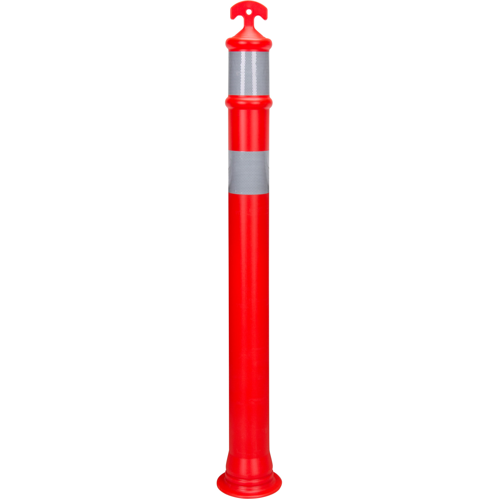 Poteau délinéateur à visibilité élevée à dessus en T, 42" h, Orange