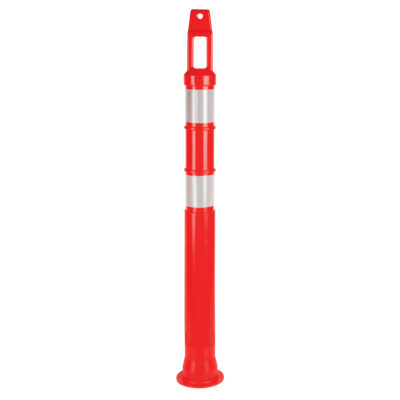 Poteau délinéateur de première qualité, 42" h, Orange