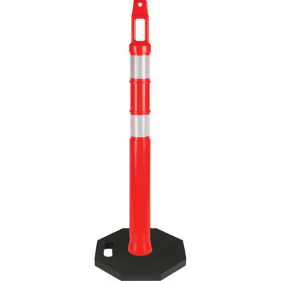 Poteau délinéateur de première qualité, 42" h, Orange