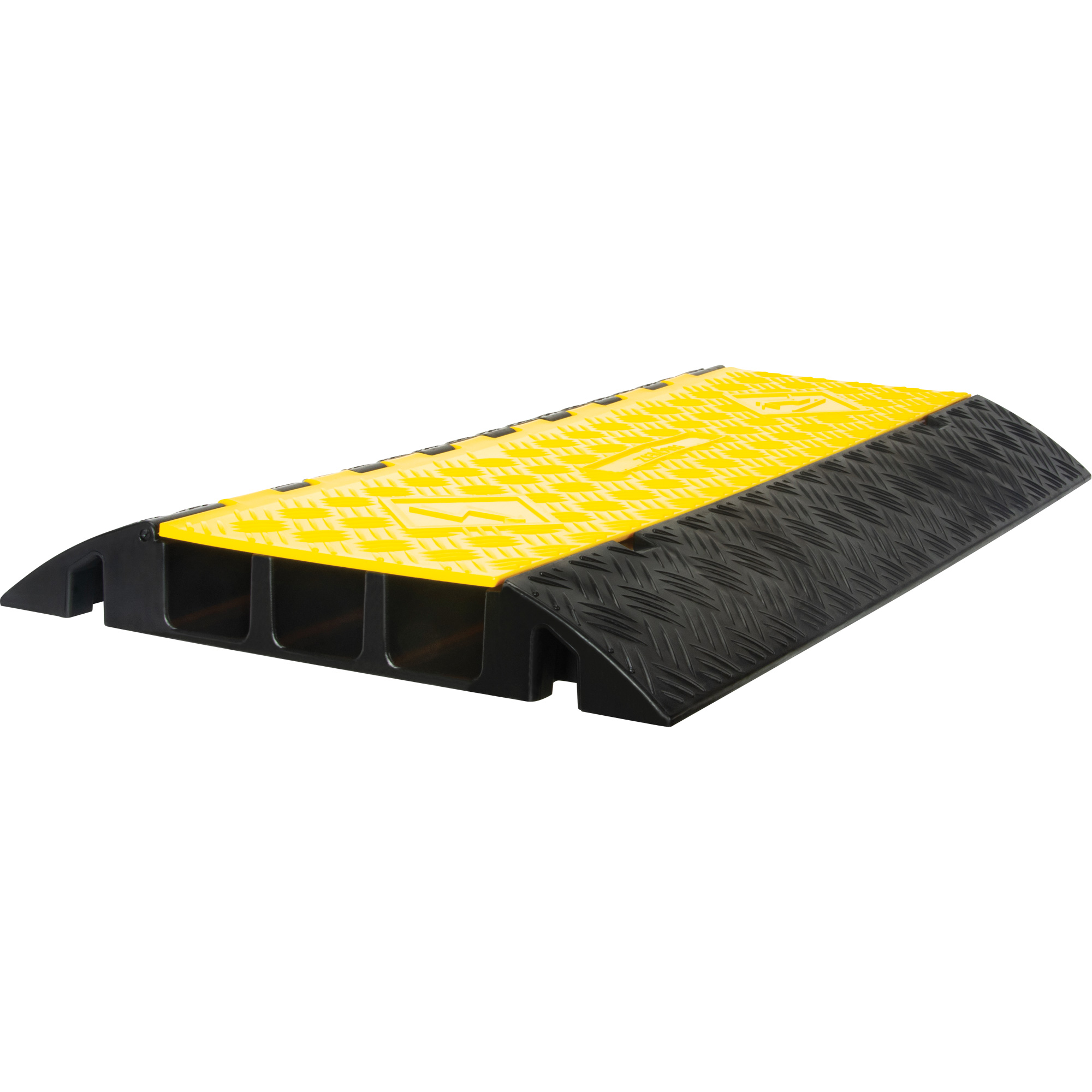 Protecteur de câbles en polyuréthane, 3 canaux, 35,43" lo x 19,69" la x 3" h