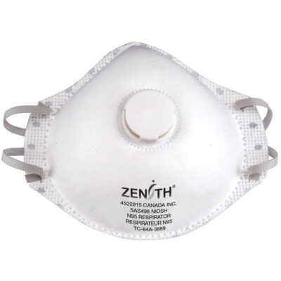 Respîrateurs contre les particules - Emballage pour machine distributrice, N95, Certifié NIOSH, Moyen/grand