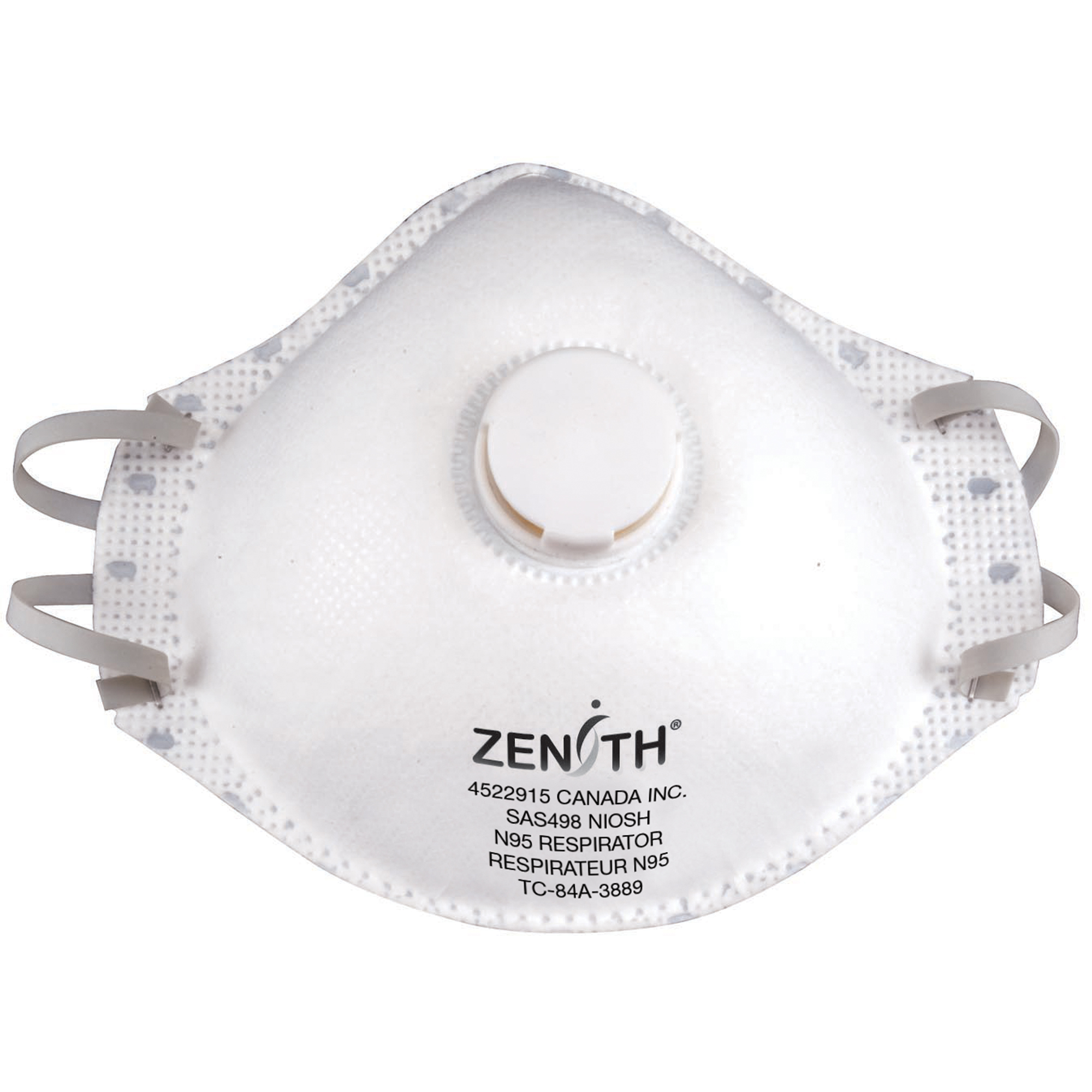 Respîrateur contre les particules - Emballage pour machine distributrice, N95, Certifié NIOSH, Moyen/grand